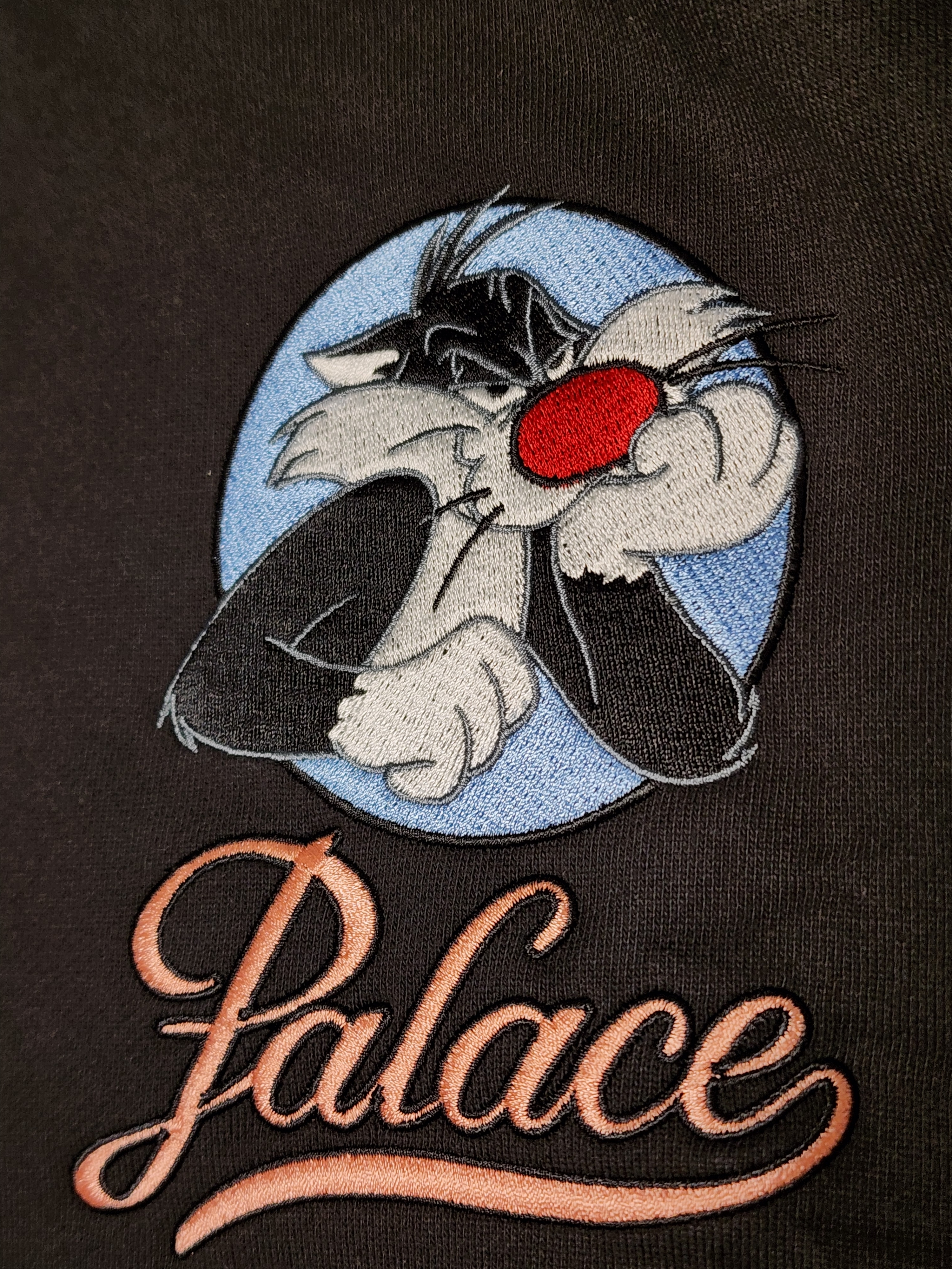 Palace x UGG x Looney Tunes Hood Black - 25FW 착용 스타일 - 3