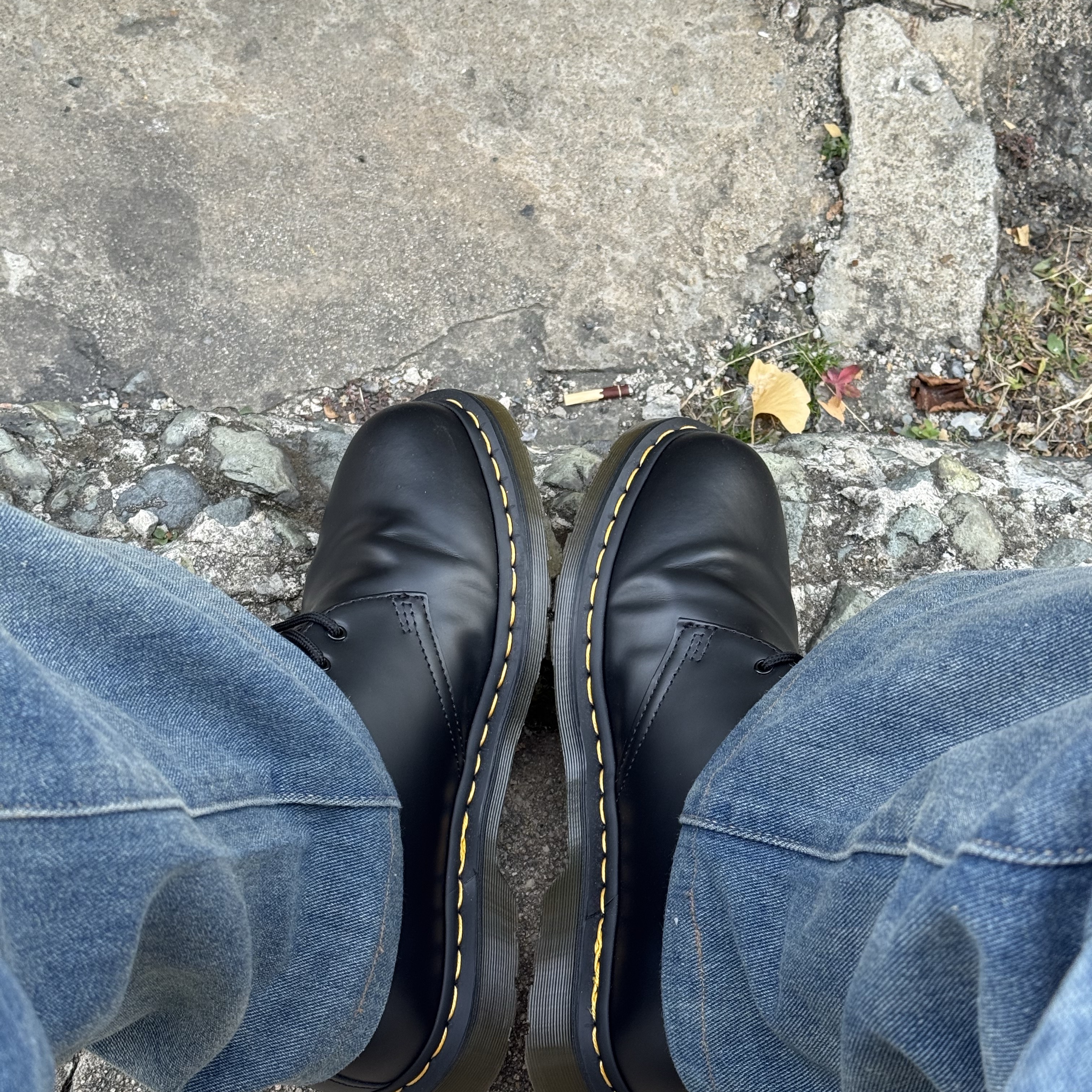 Dr. Martens 1461 Smooth Black 착용 스타일