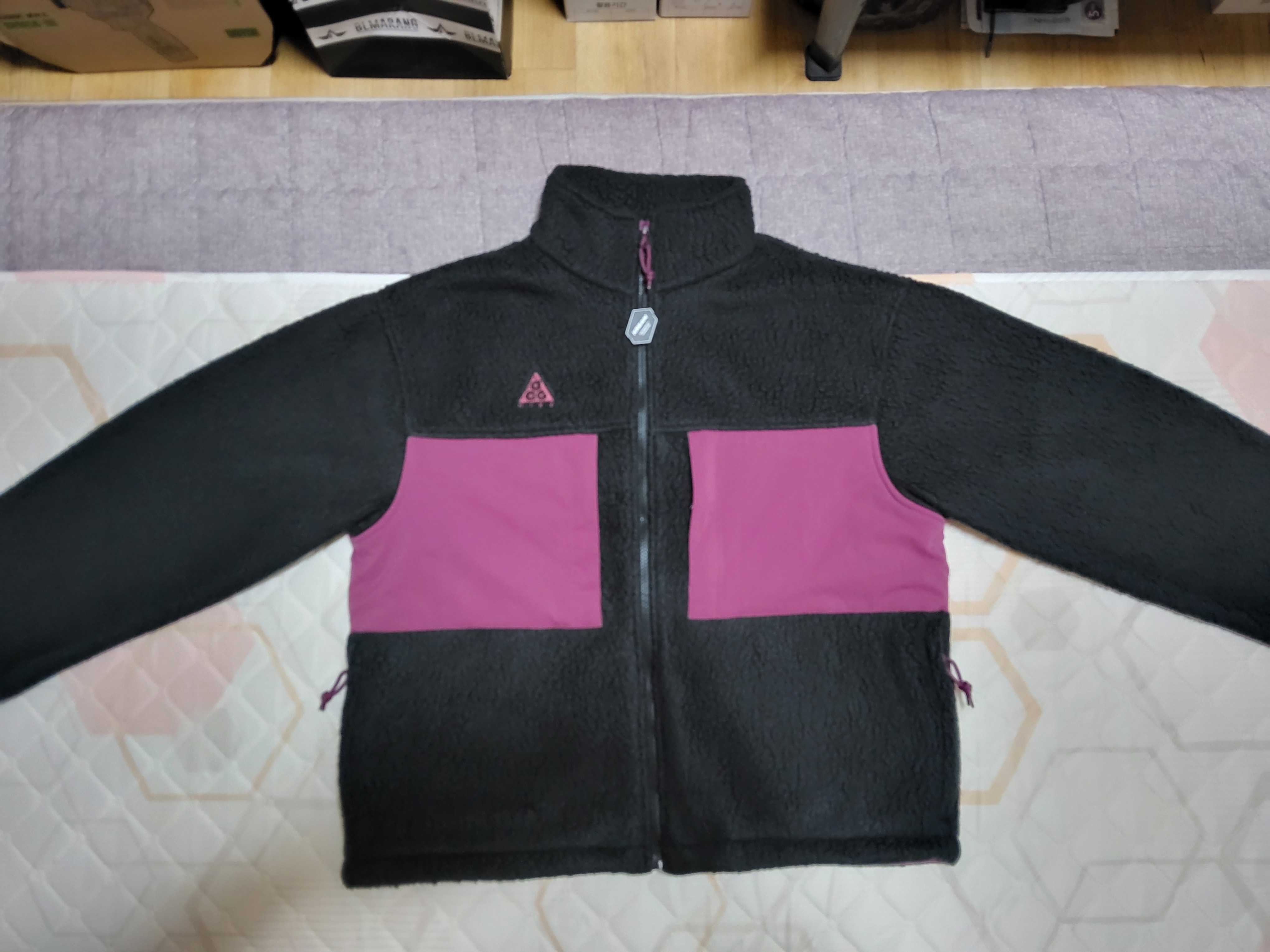 Nike ACG Microfleece Jacket Black - Asia 착용 스타일 - 1