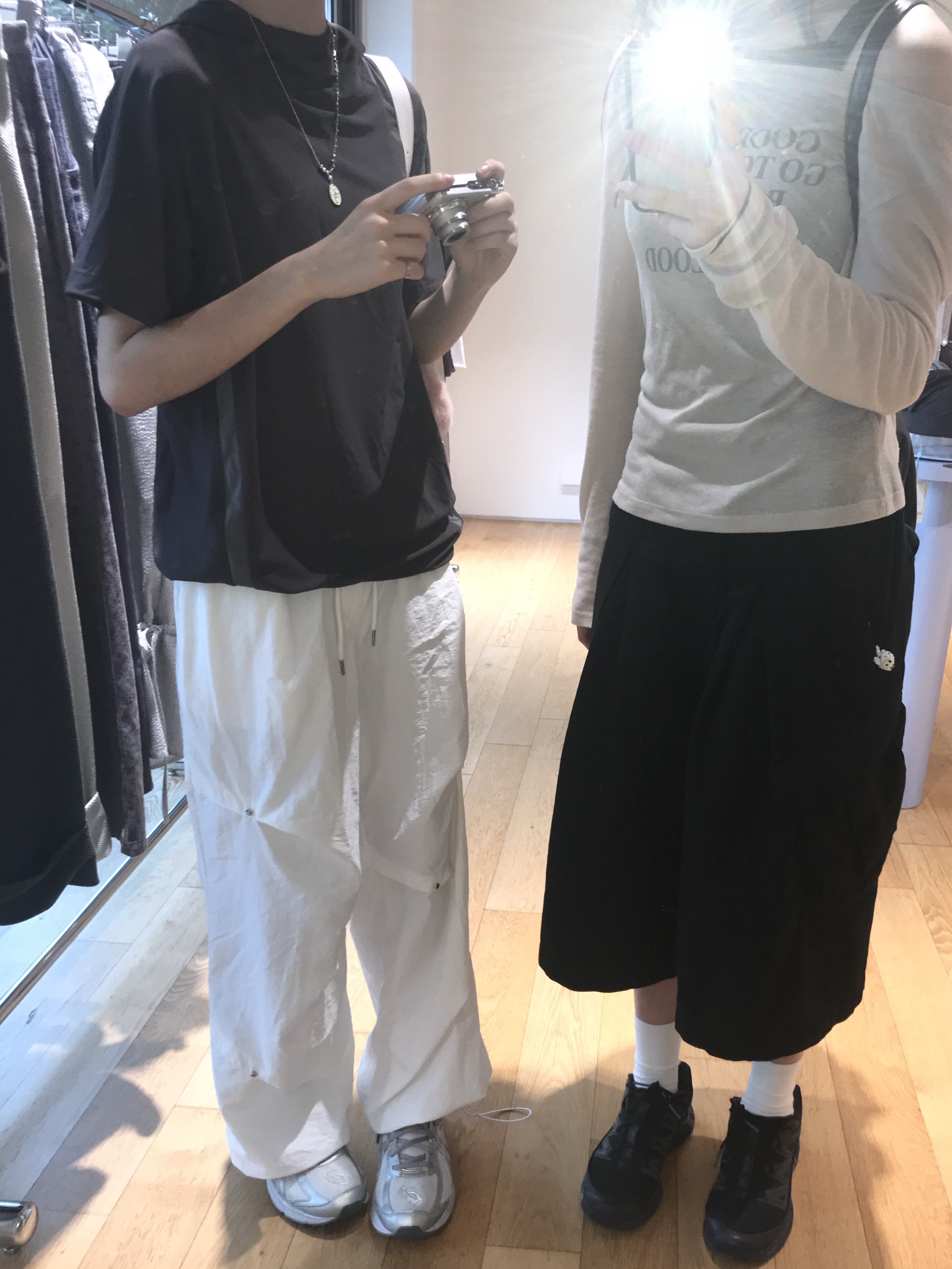 Sansan Gear Hoodied Pocket T-Shirt Brown - 25SS, Nff Harmless Frame Necklace Silver 착용 스타일 - 1