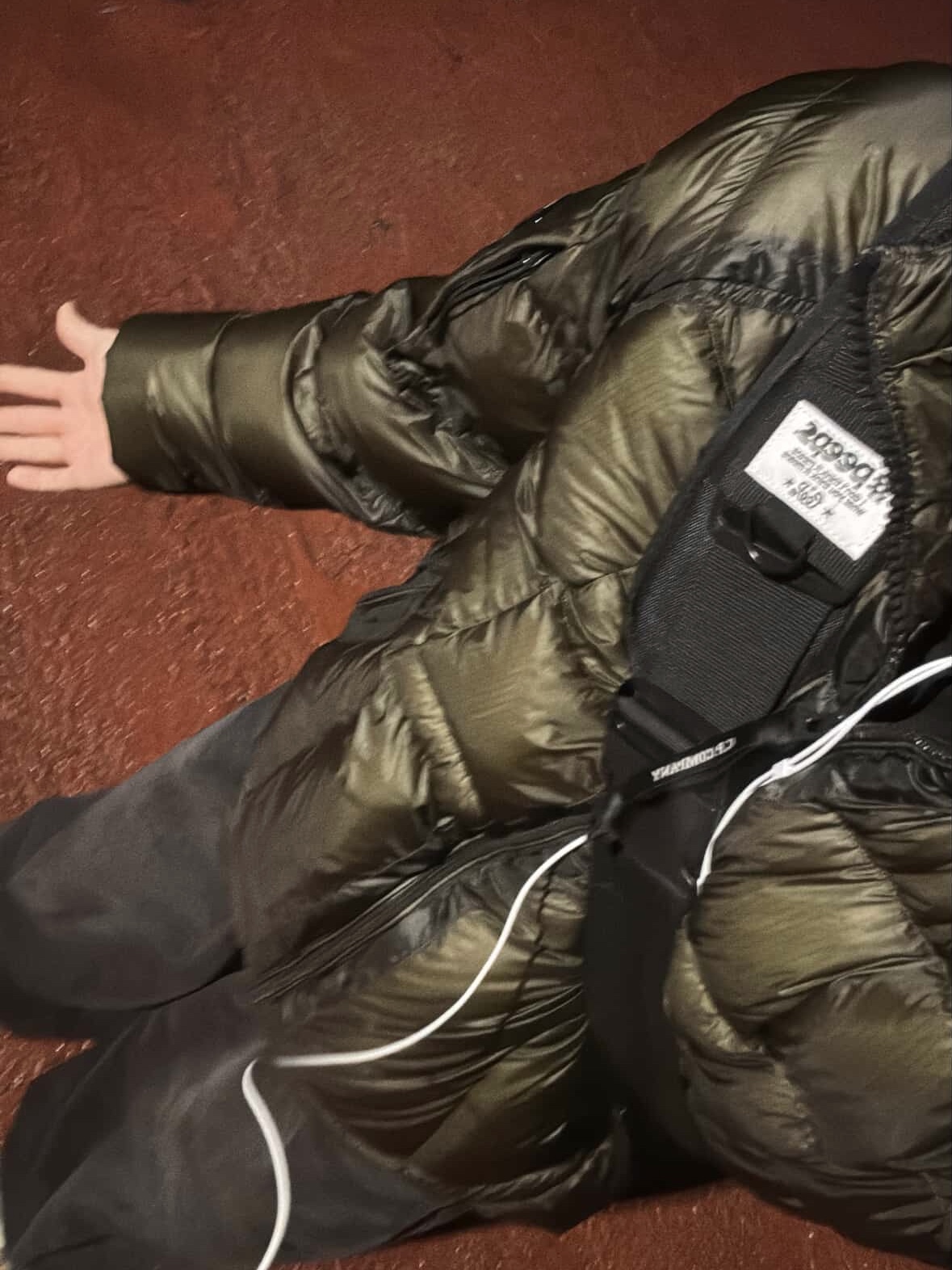 C.P. Company D.D. Shell Hooded Down Jacket Seagrass - 25FW, Moncler Vajolet Padding Jumper Black - 24FW 착용 스타일 - 2