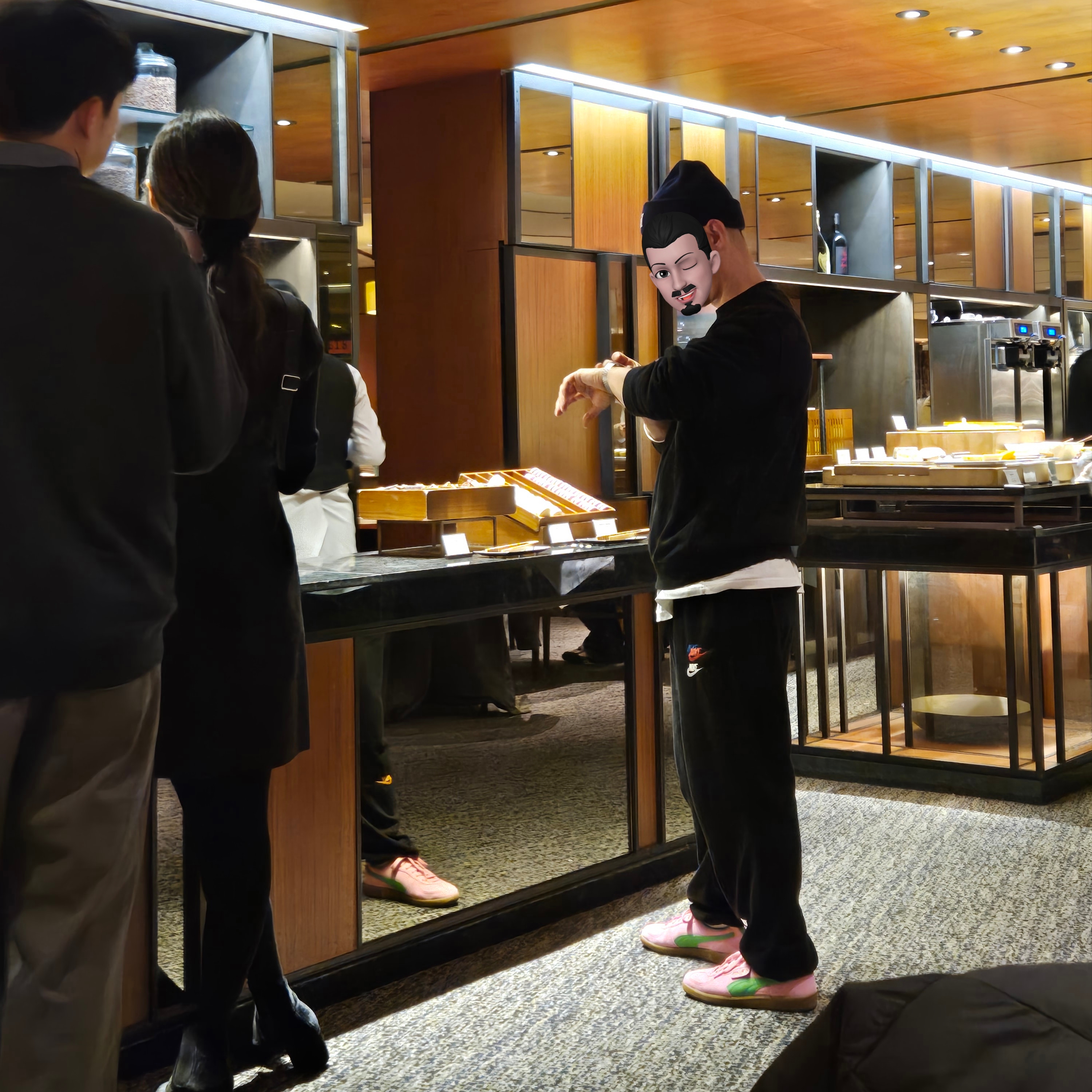 Nike NSW Essential French Terry Crew Black - Asia, Nike NSW Essential+ French Terry Pants Black - Asia 착용 스타일 - 3