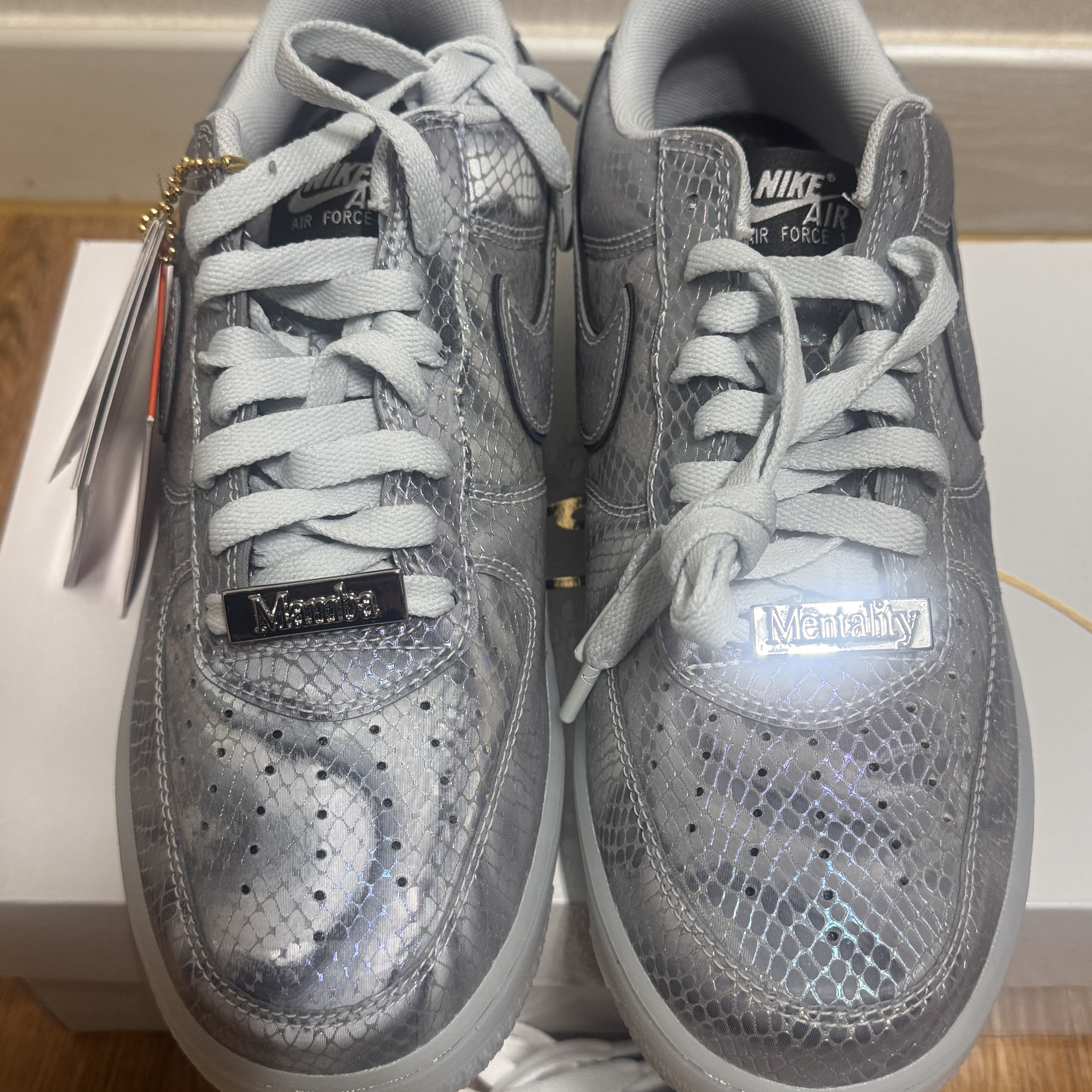Nike x Kobe Bryant Air Force 1 Low Lenticular 착용 스타일 - 3