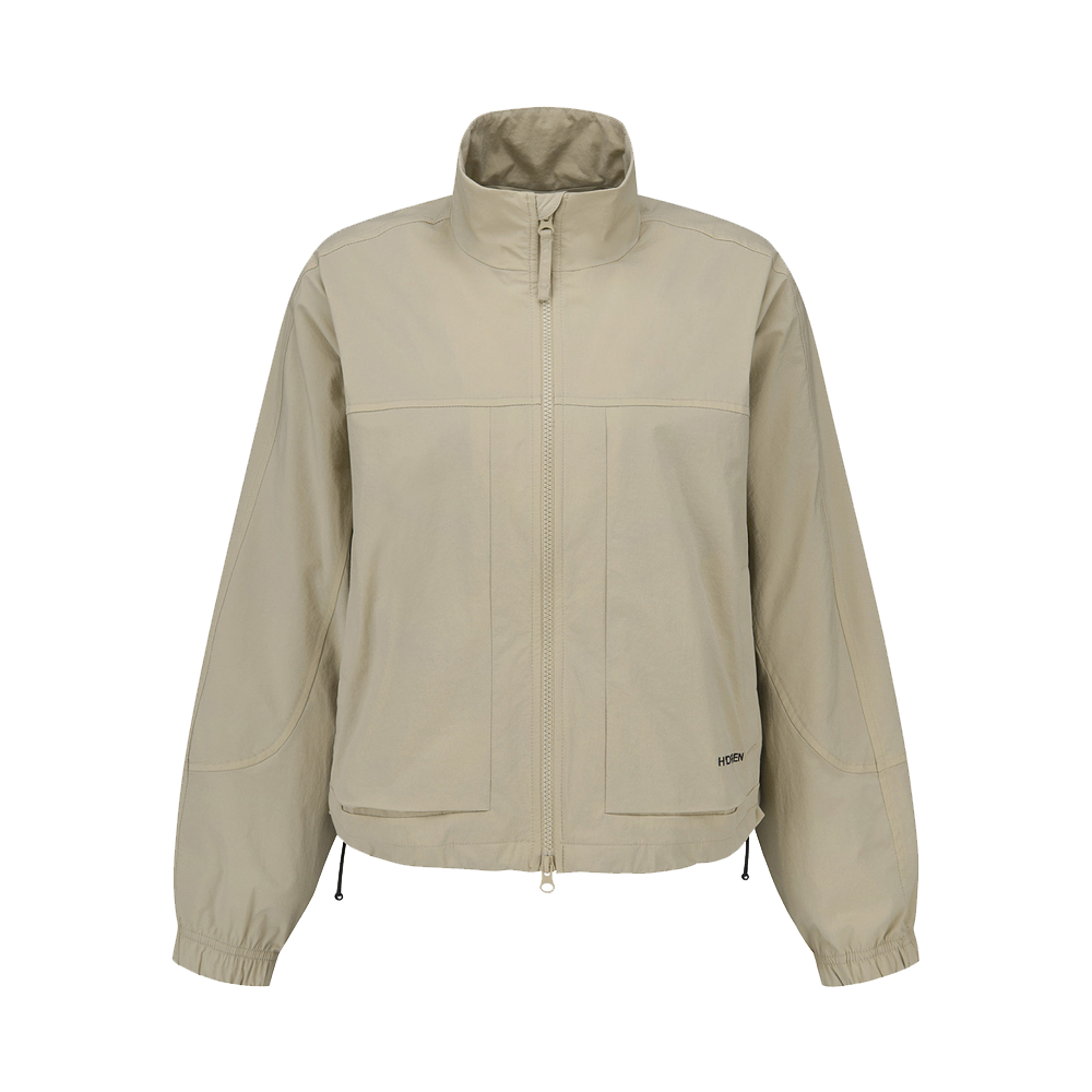 하이드로겐 여성 AIRFLEX 우븐 바람막이 베이지(HYDROGEN Women's AIRFLEX Woven Windbreaker Beige)
