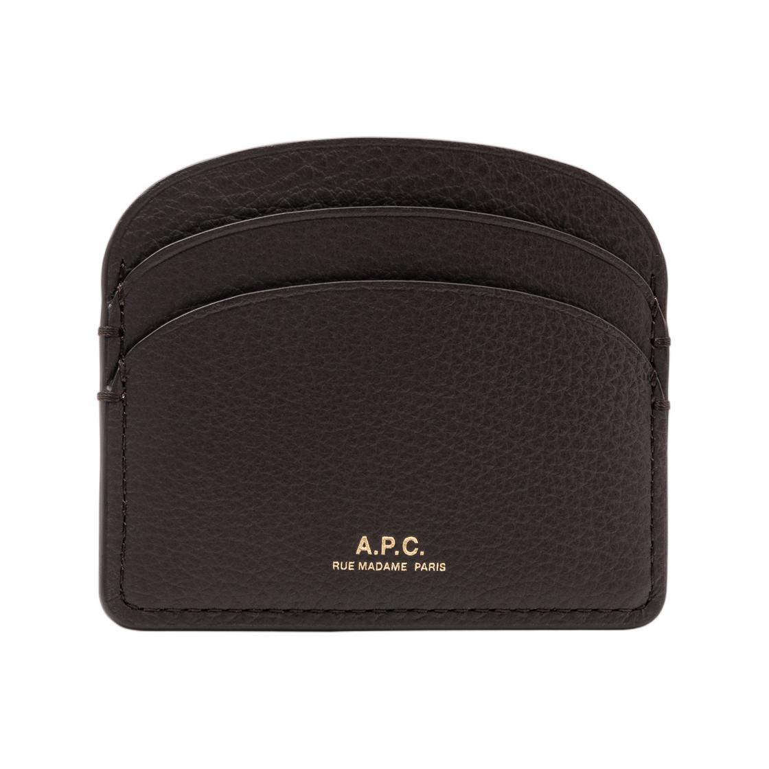 PXCBC-F63270-CAV A.P.C. Demi-Lune Cardholder Tonka