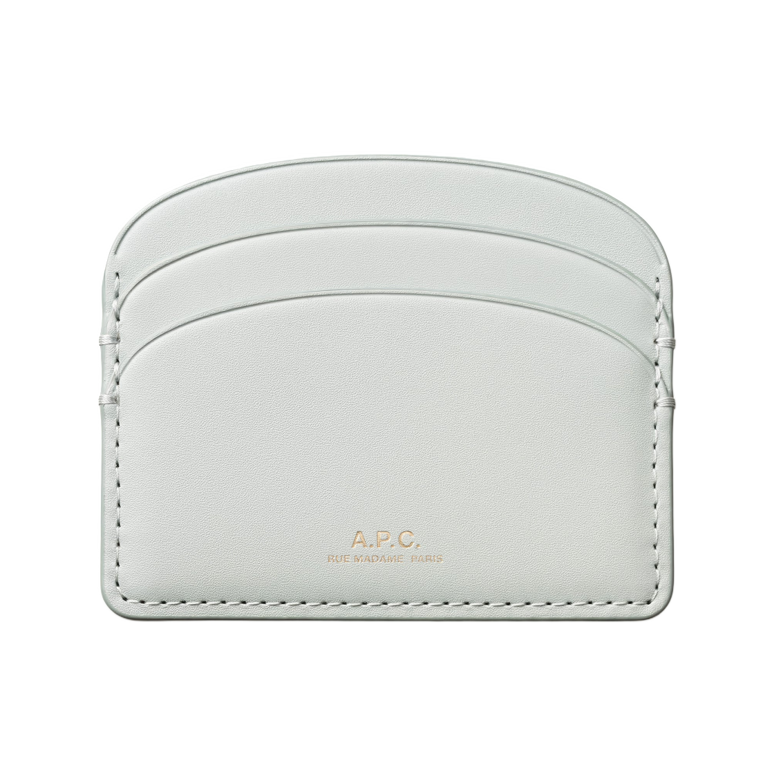 PXAWV-F63270-IAY A.P.C. Demi-Lune Cardholder Bleu Nuage