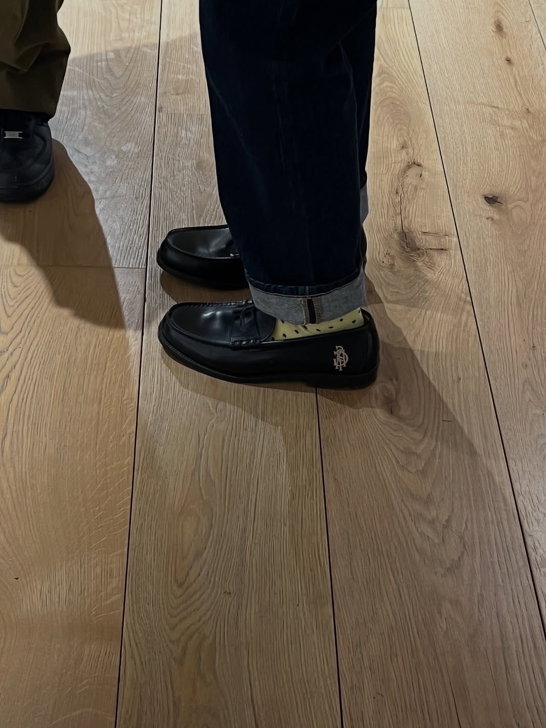 HARUTA X Insane Garage IG906 Black Penny Loafer 착용 스타일 - 6