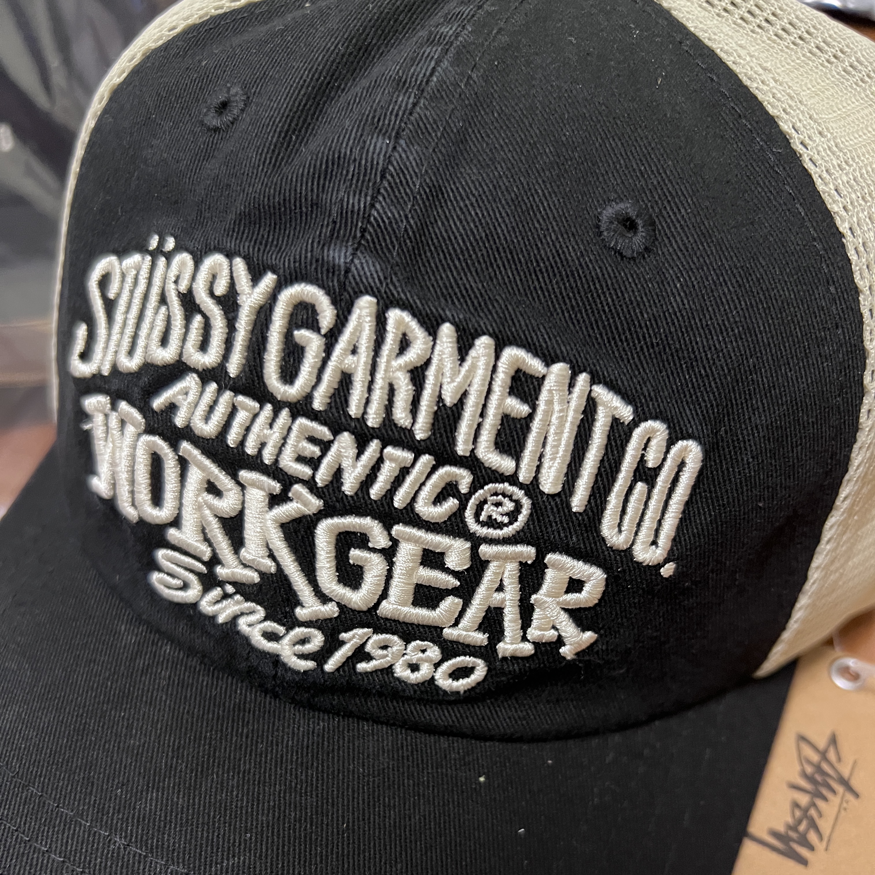 Stussy Low Profile Workgear Strapback Black 착용 스타일