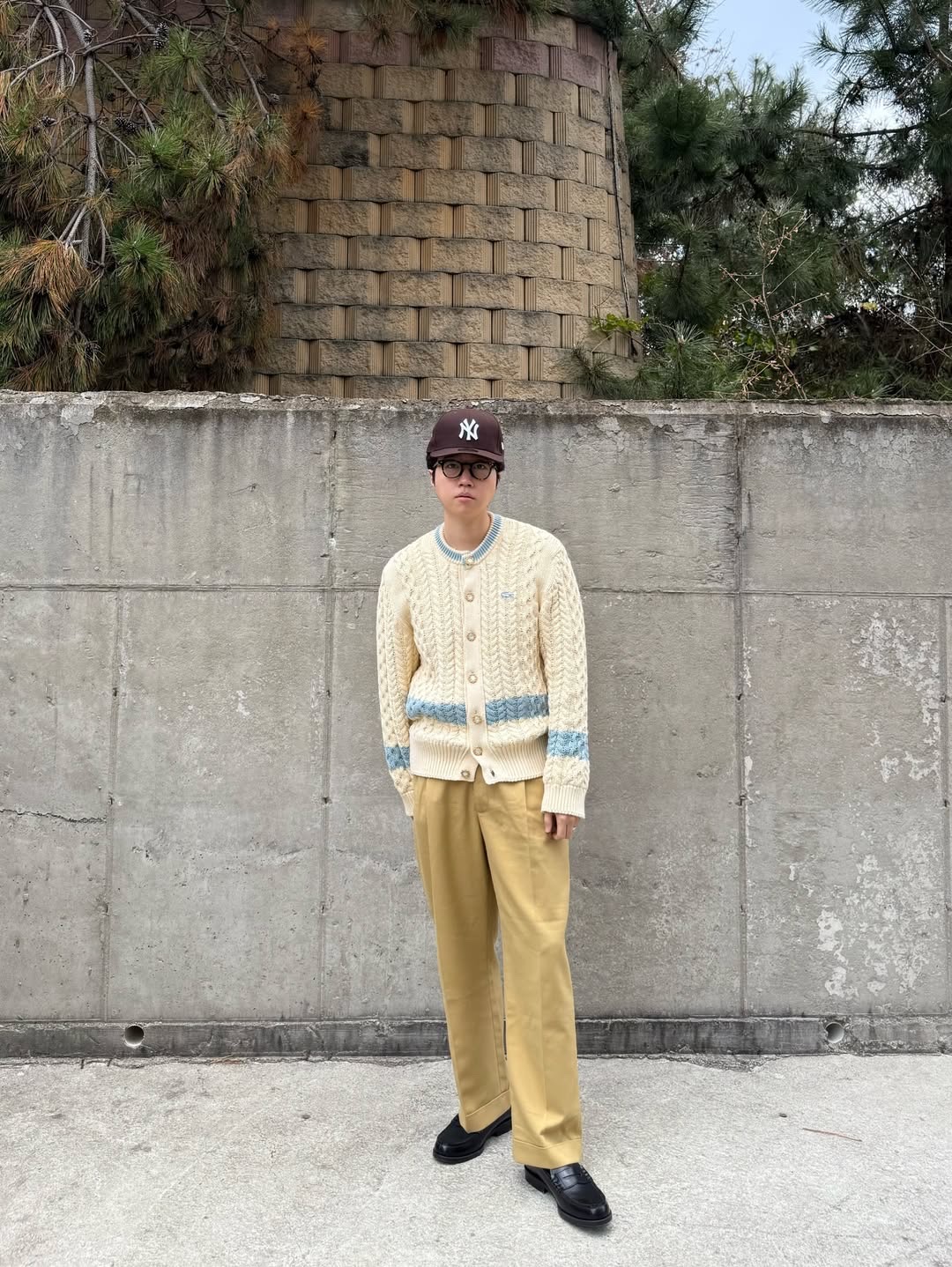 HARUTA X Insane Garage IG906 Black Penny Loafer 착용 스타일 - 3