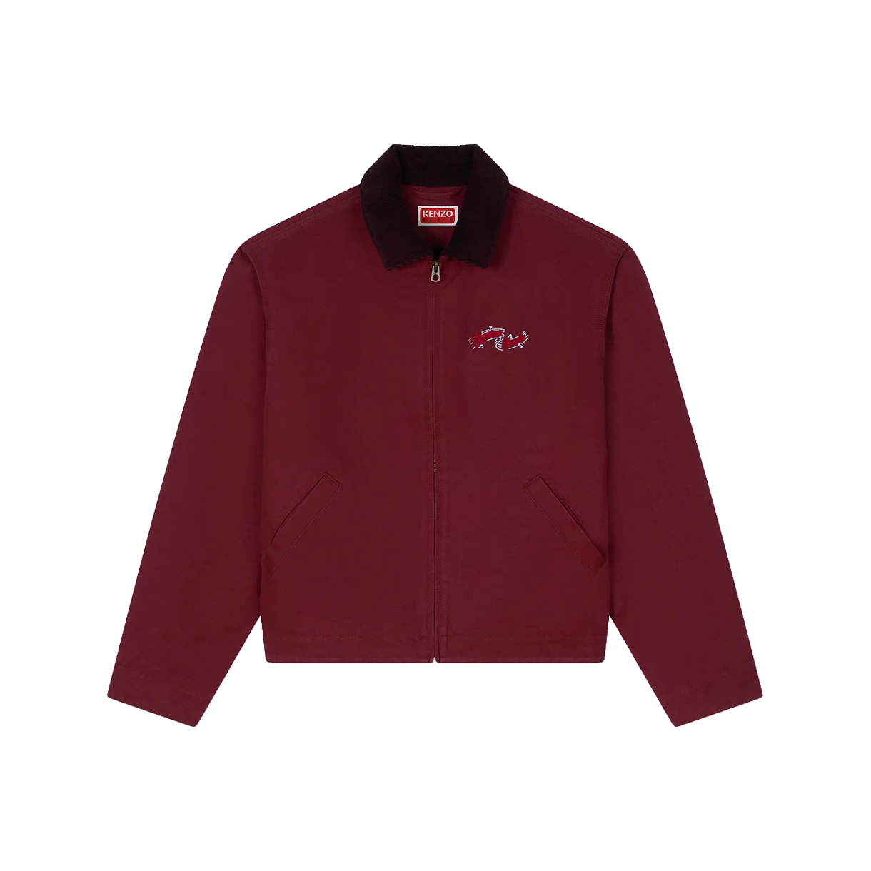 KM6BJABKZ09WN Kenzo Winter Holidays Utility Jacket Grenat - 26SS