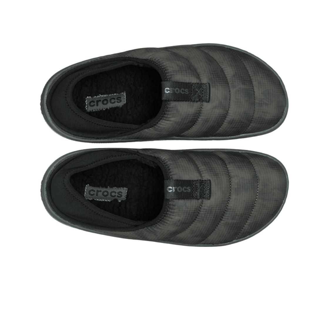 크록스 클래식 트랜슬루센트 립스탑 모크 블랙(Crocs Classic Translucent Ripstop Moc Black) - 2