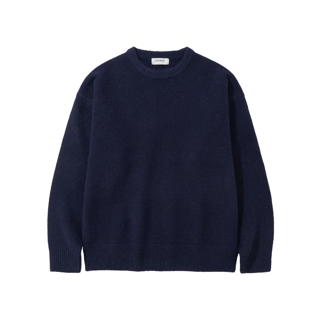 25FWLAB12WRNK004 LAB TWELVE Washable Round Neck Knit (Navy)