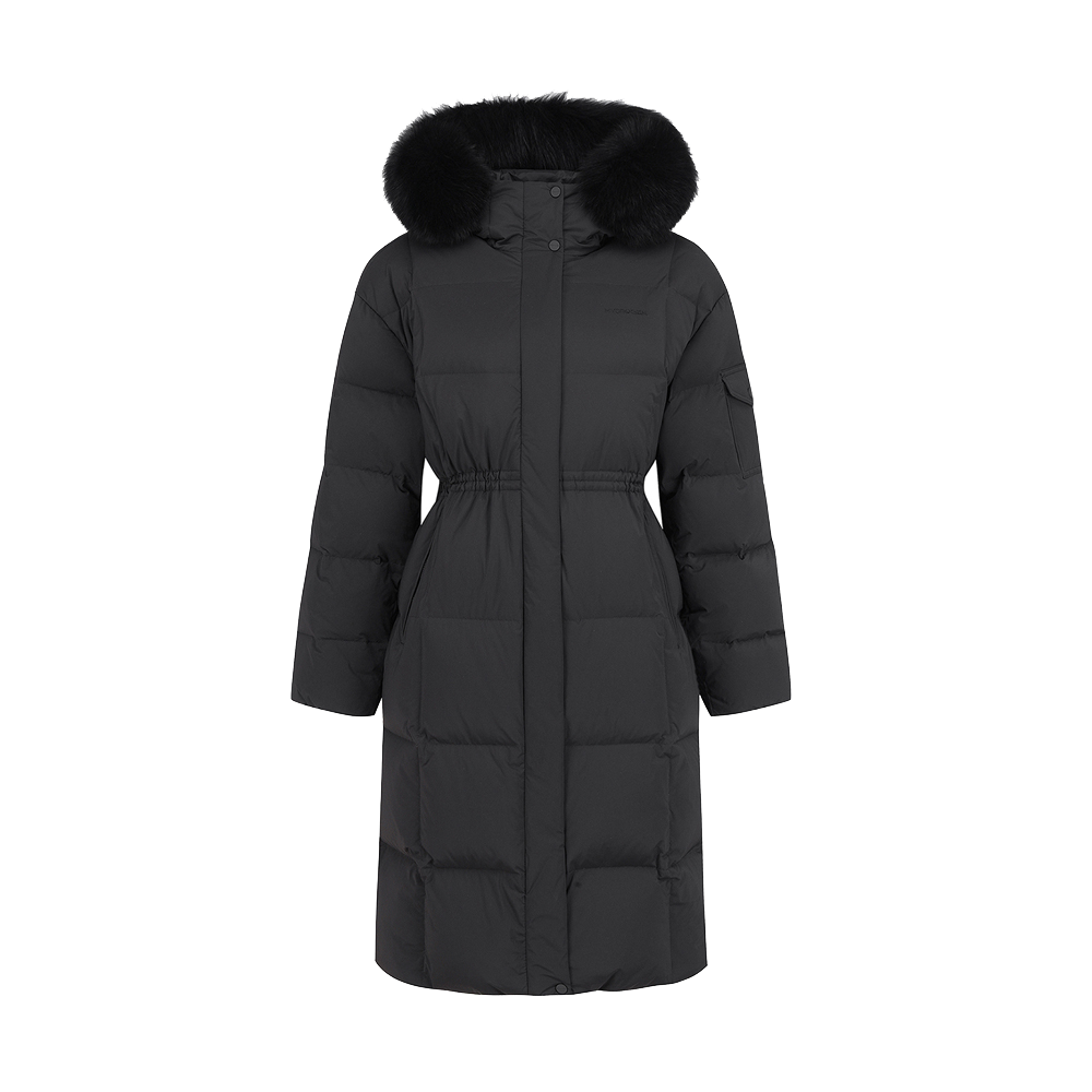 H21D4JD321 HYDROGEN Women's Helium RDS Long Down Jacket Black