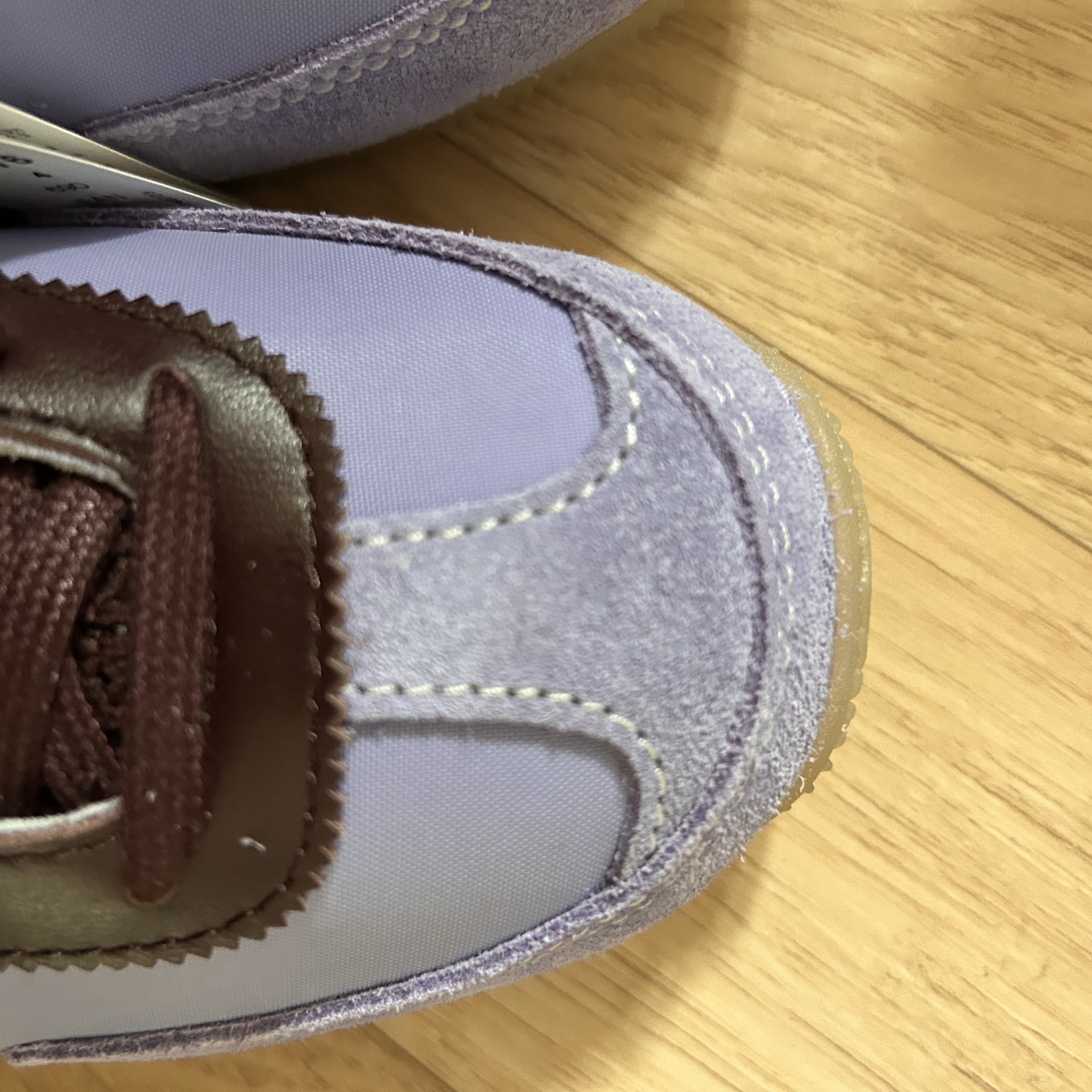 Adidas x Wales Bonner Japan Shoes Cream White Light Purple 착용 스타일