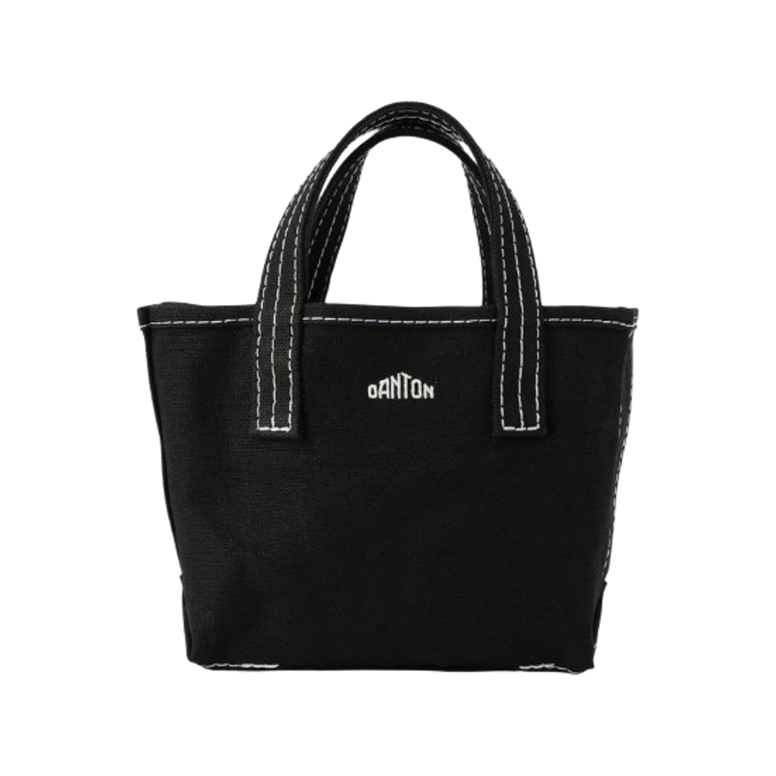 단톤 보주 쁘띠 코튼 캔버스 토트백 블랙(Danton Vosges Petit Cotton Canvas Tote Bag Black)