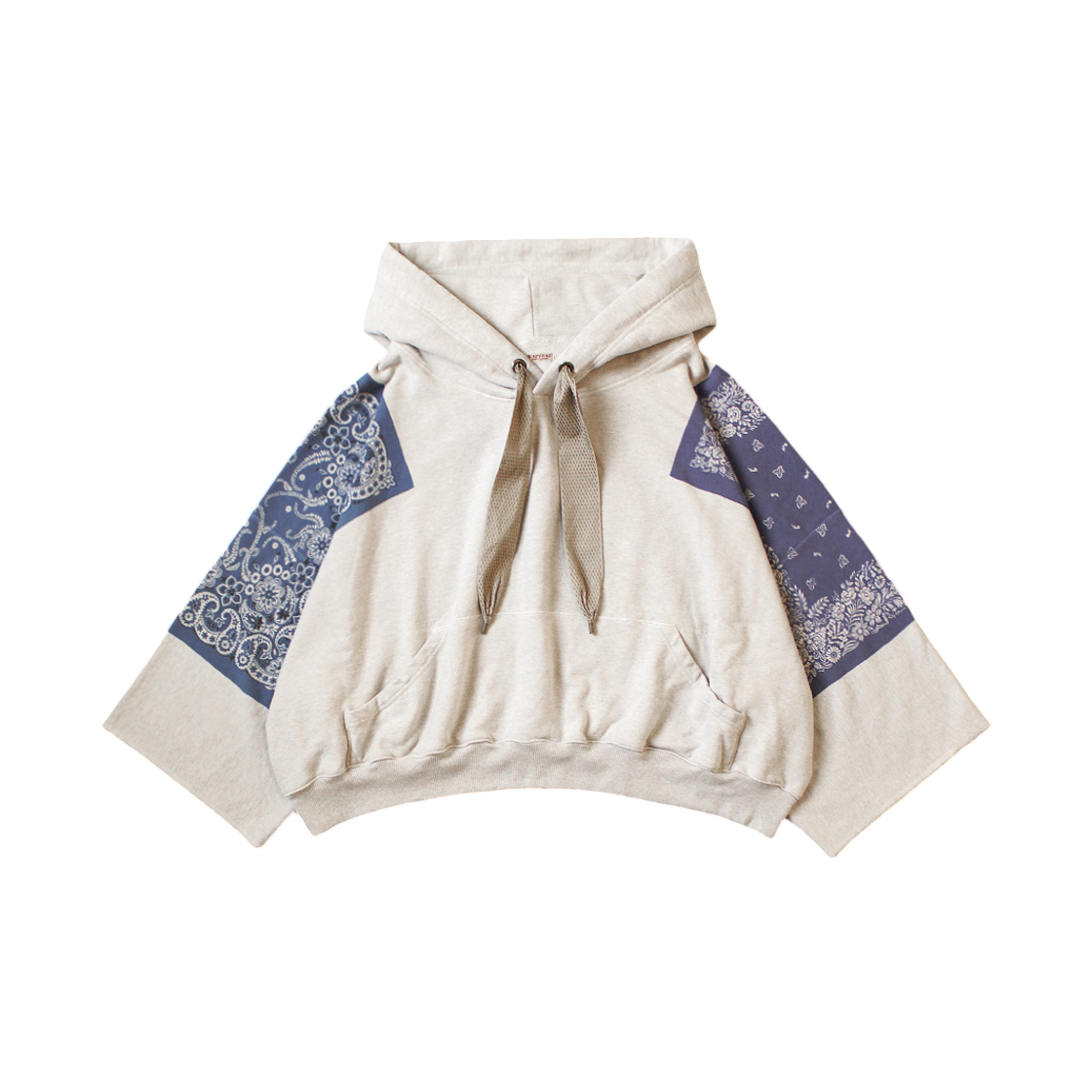 캐피탈 탑 플리스 반다나 데빌 후드 네이비