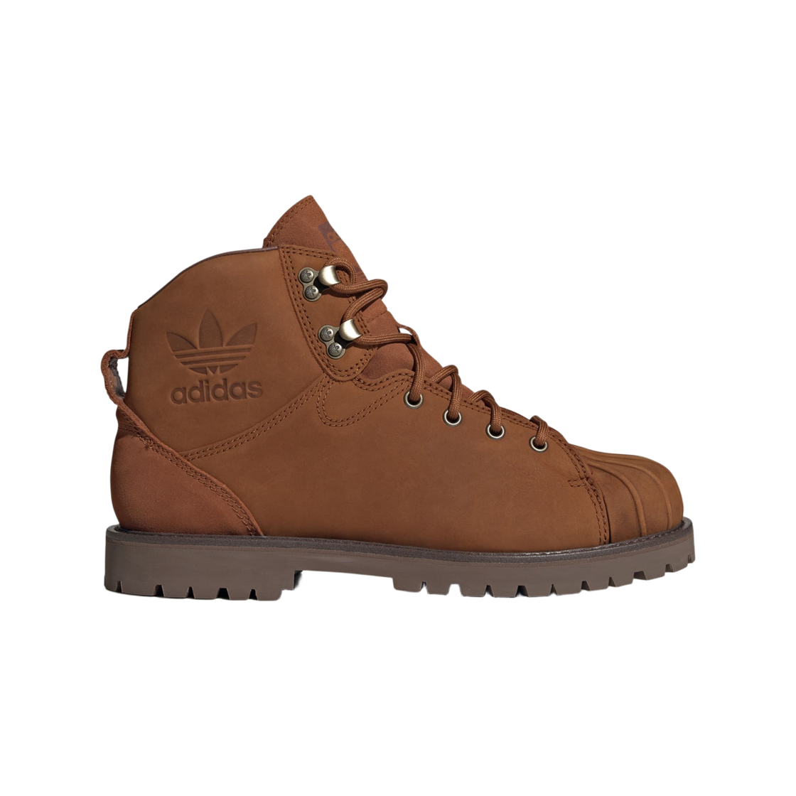 IH9330 Adidas Superstar Boots Dusky Bronze Earth Strata