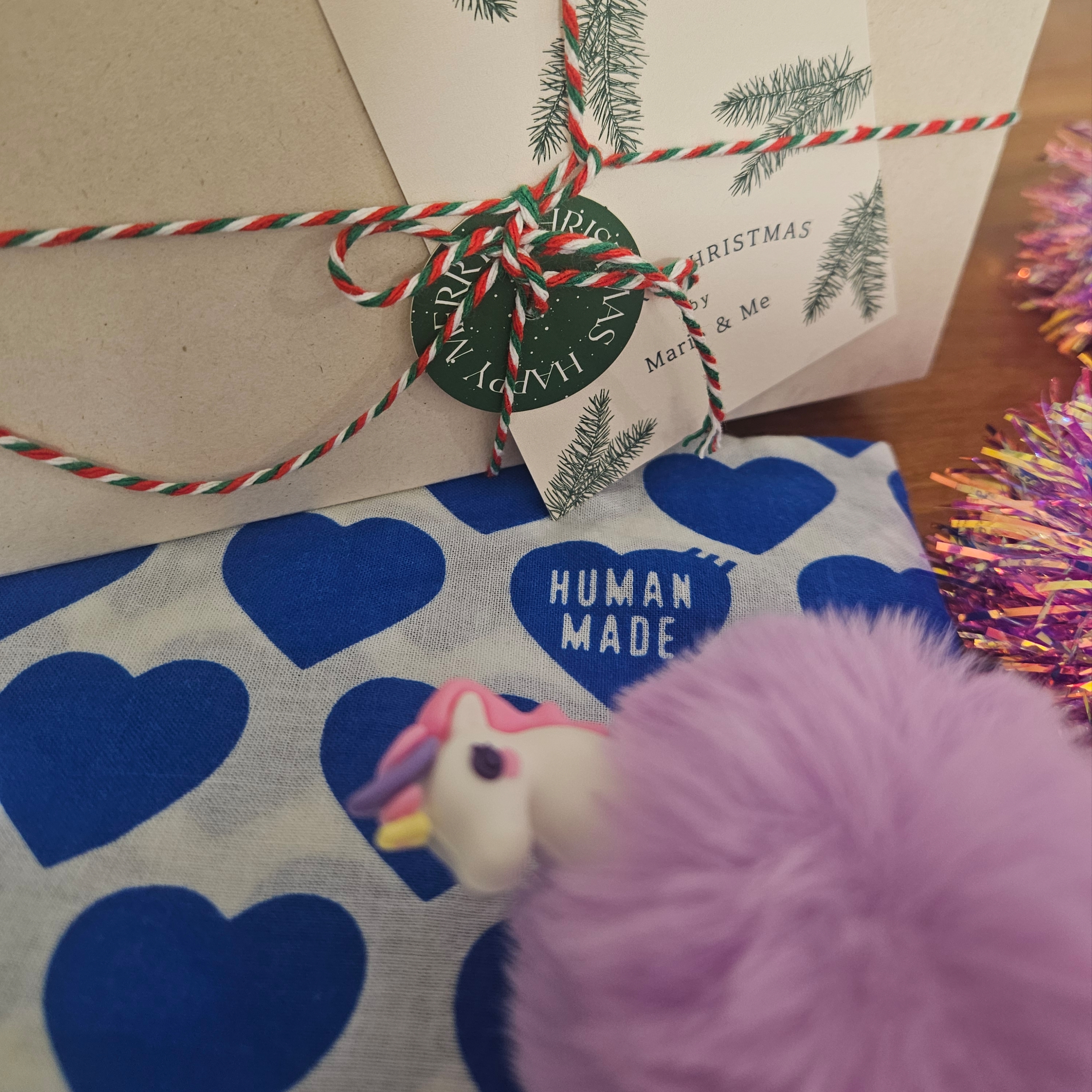 Human Made Big Bandana #2 Navy 착용 스타일 - 2