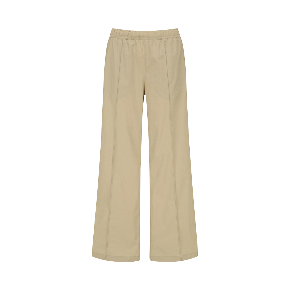 H21D3WP099 HYDROGEN Women's AIRFLEX Woven Semi-Wide Pants Beige