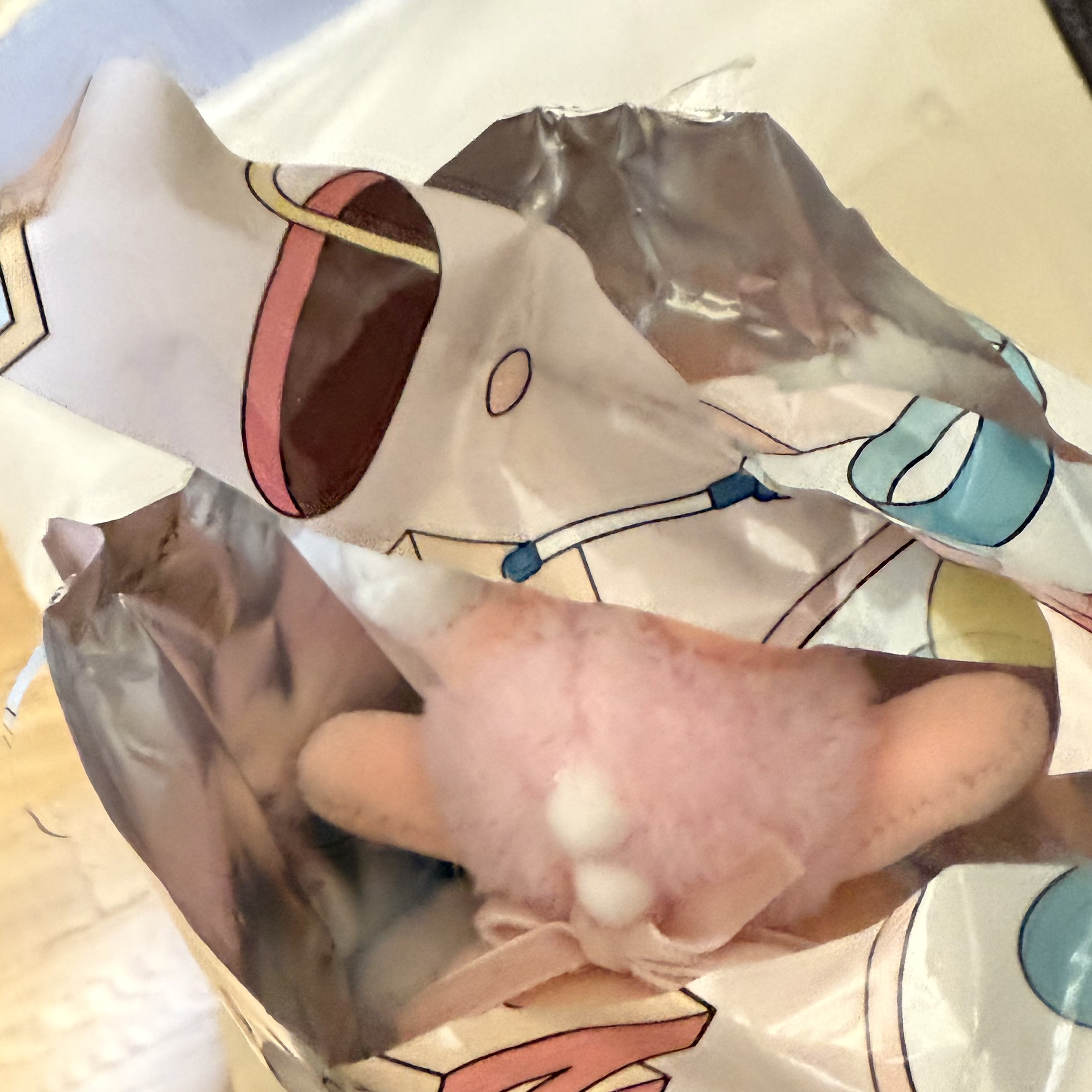 Pop Mart Crybaby Crying Again Series Plush Keyring I'll Give You All My Love (Opened Case) 착용 스타일 - 2