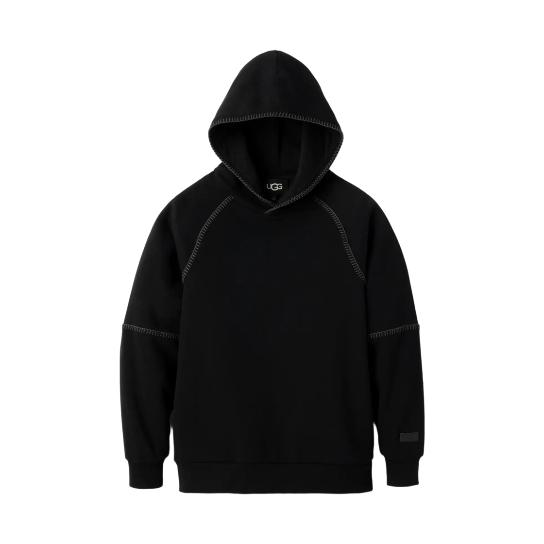 (W) 어그 클래식 후드 블랙((W) UGG Classic Hoodie Black)