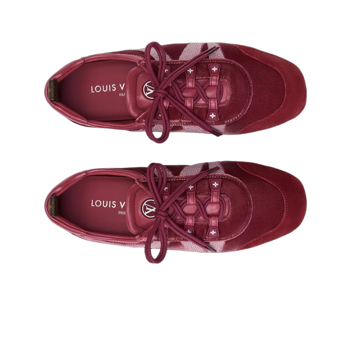 (W) 루이비통 LV 스니커리나 로즈 앤티크 핑크 - 비져너리 저니 서울 한정((W) Louis Vuitton LV Sneakerina Rose Antique Pink - Visionary Journeys Seoul Esclusive) - 2