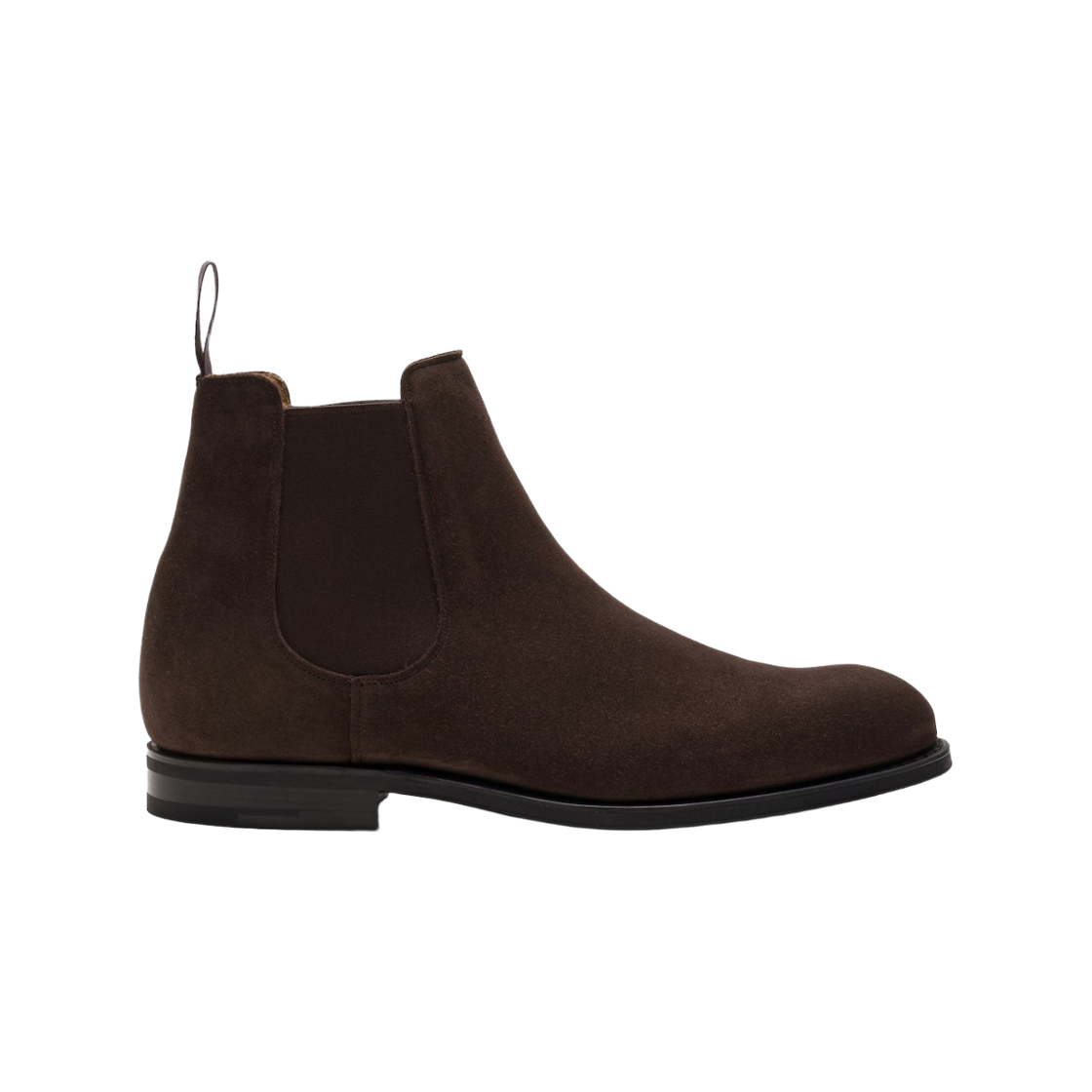 처치스 앰벌리 R 2 스웨이드 첼시 부츠 에보니 - G(Church's Amberley R 2 Suede Chelsea Boot Ebony - G)