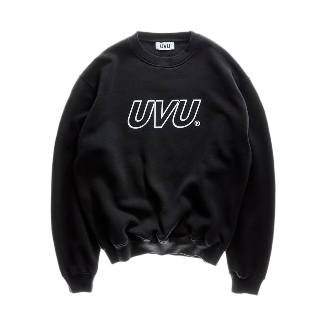 - UVU Outline Crewneck Washed Black