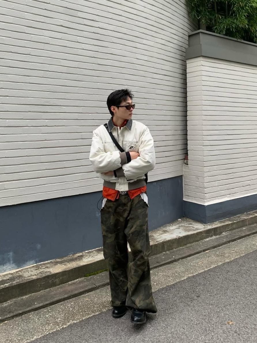 HARUTA X Insane Garage IG906 Black Penny Loafer 착용 스타일 - 4