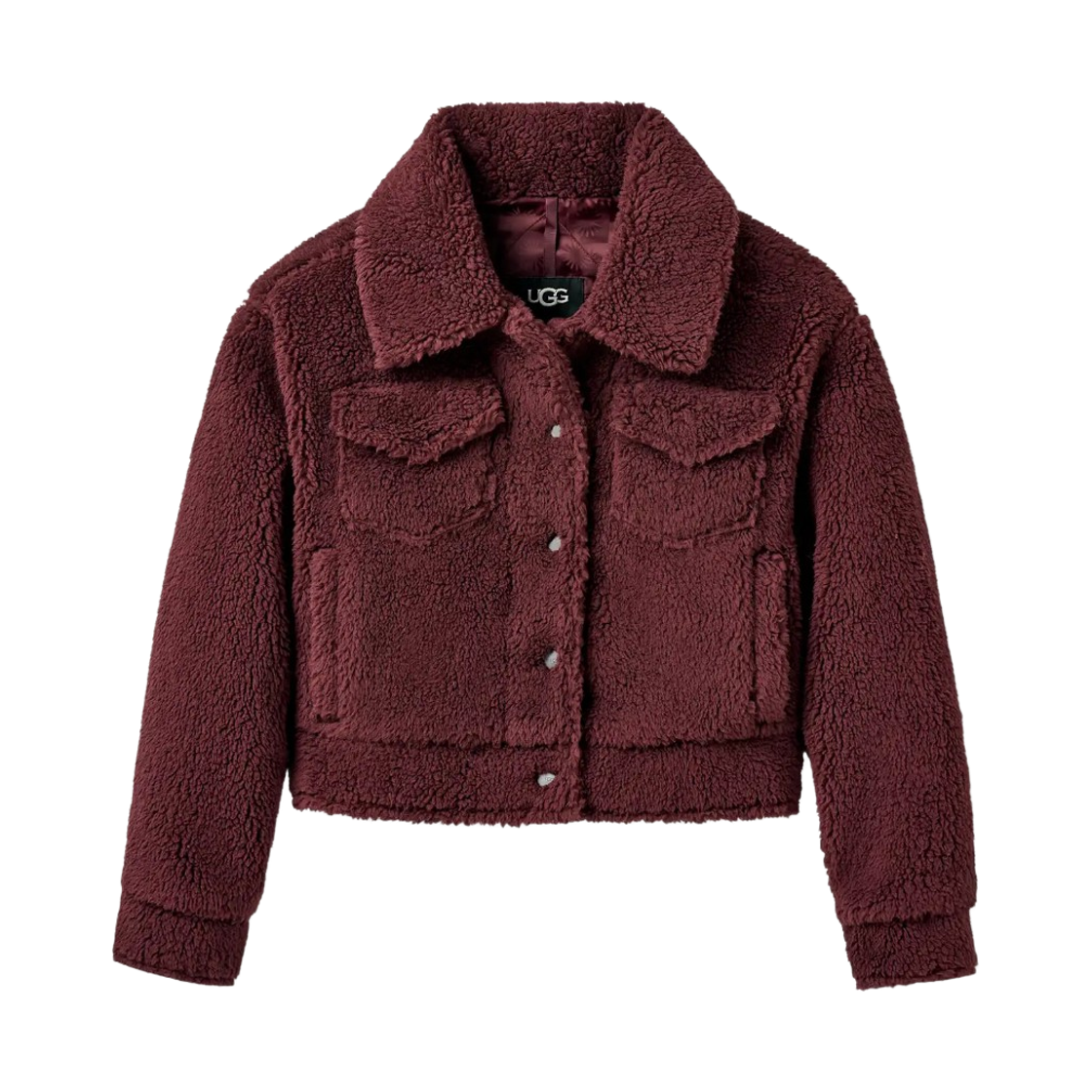 (W) 어그 프랭키 쇼트 트러커 자켓 와일드 그레이프((W) UGG Frankie Short Trucker Jacket Wild Grape)