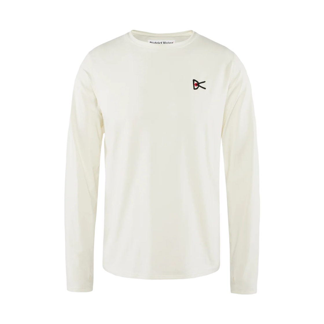 디스트릭트 비전 라이트웨이트 롱슬리브 티셔츠 루나 화이트(District Vision Lightweight Long Sleeve T-Shirt Lunar White)