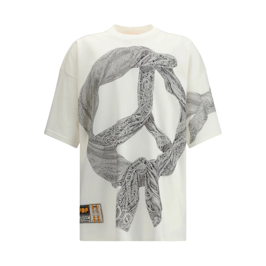 피디에프 채널 더 보이 플레이크 티셔츠 화이트(PDF Channel The Boy Flake T-Shirt White)