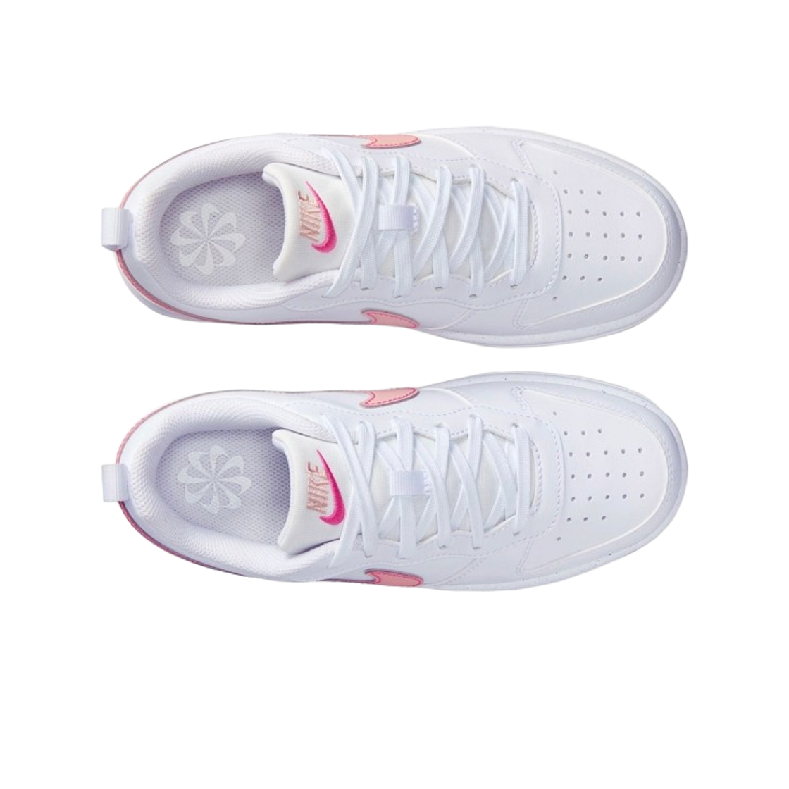 (GS) 나이키 코트 버로우 로우 리크래프트 화이트 핑크시클((GS) Nike Court Borough Low Recraft White Pinksicle) - 2
