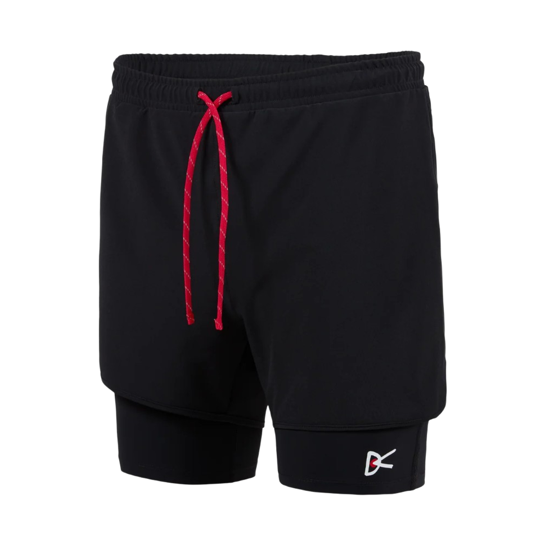 DV0028-BLACK District Vision Layered Pocketed Trail Shorts Black