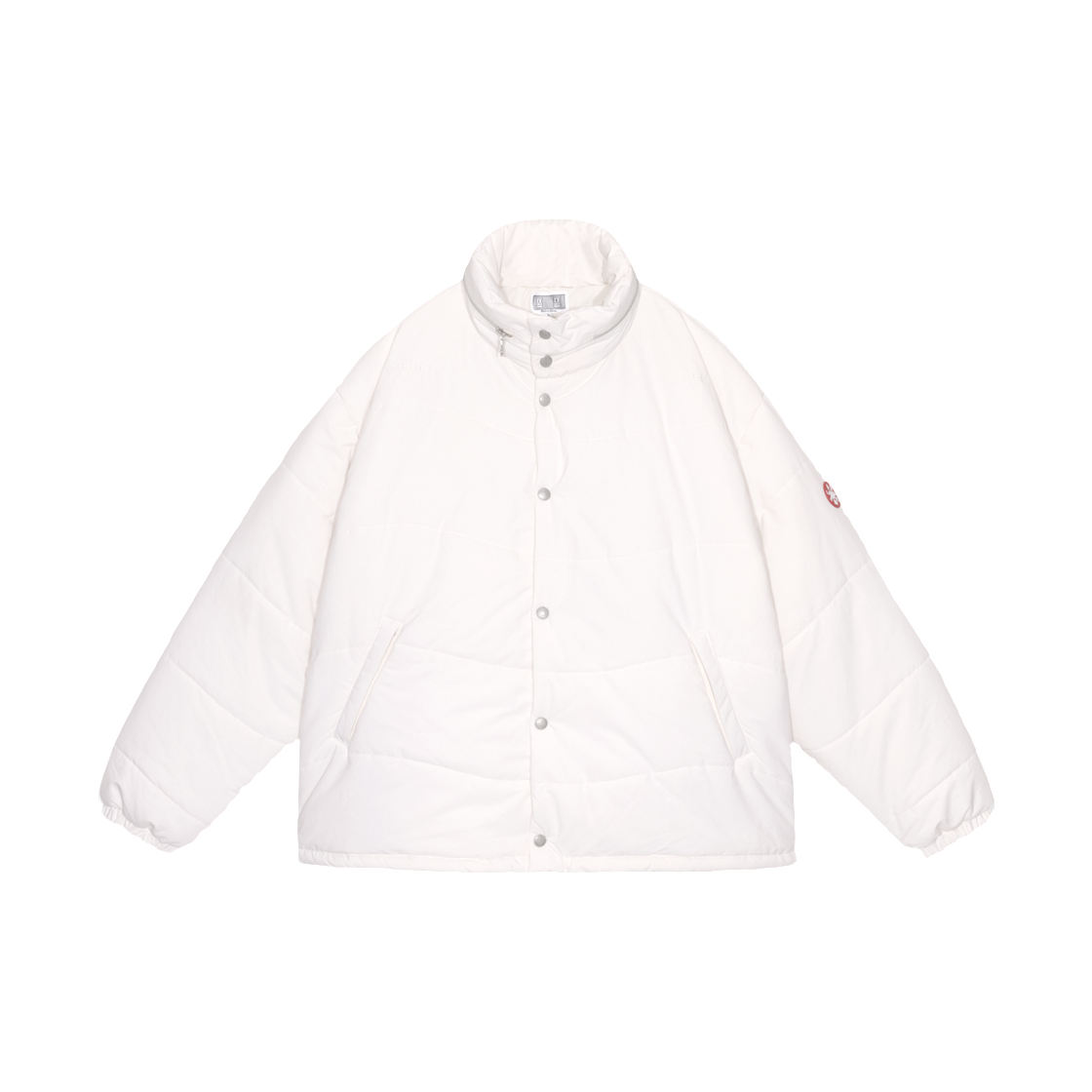 - Cav Empt Wave Stitch Puff Jacket White - 25FW