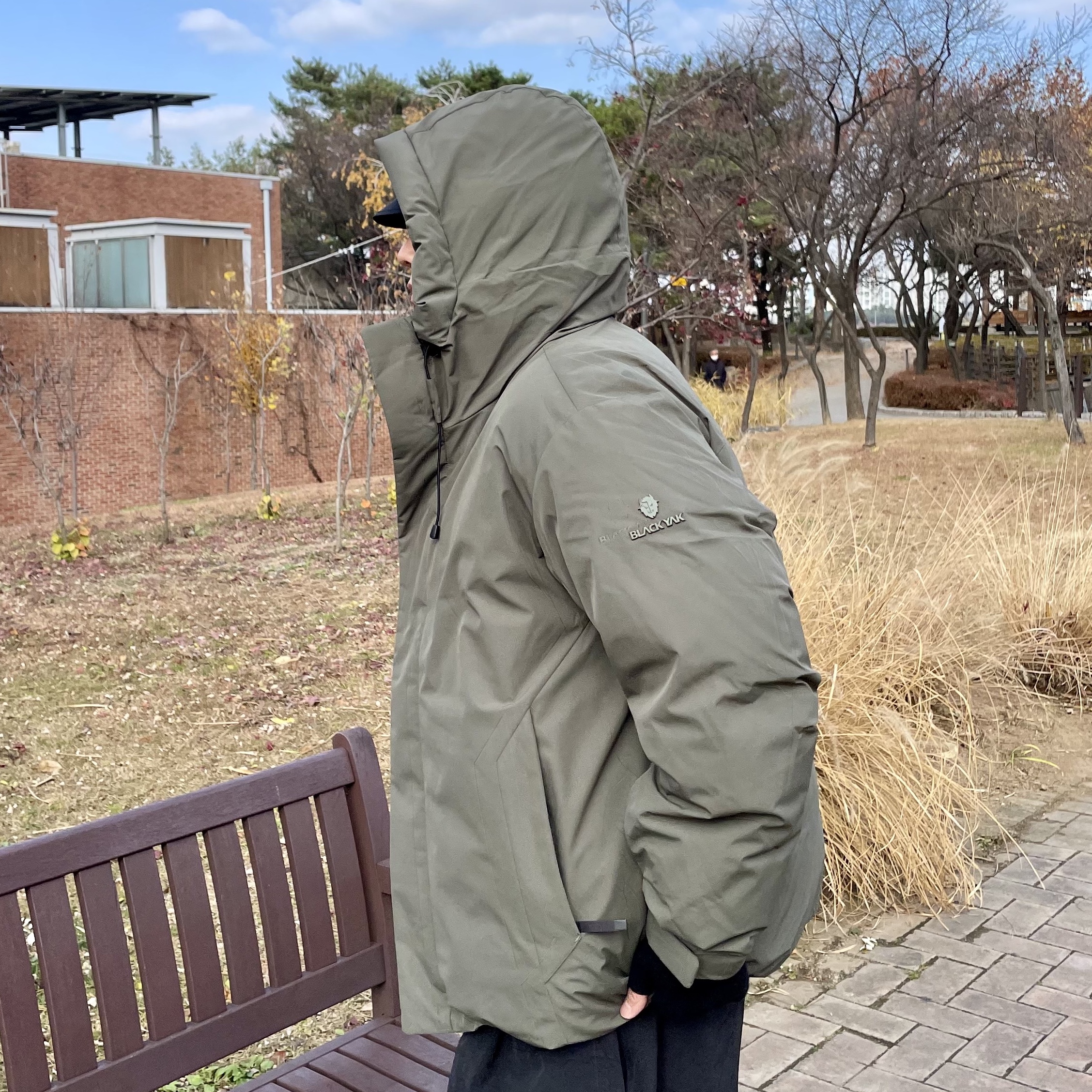 Sansan Gear Low Angle Cap Black 착용 스타일 - 3
