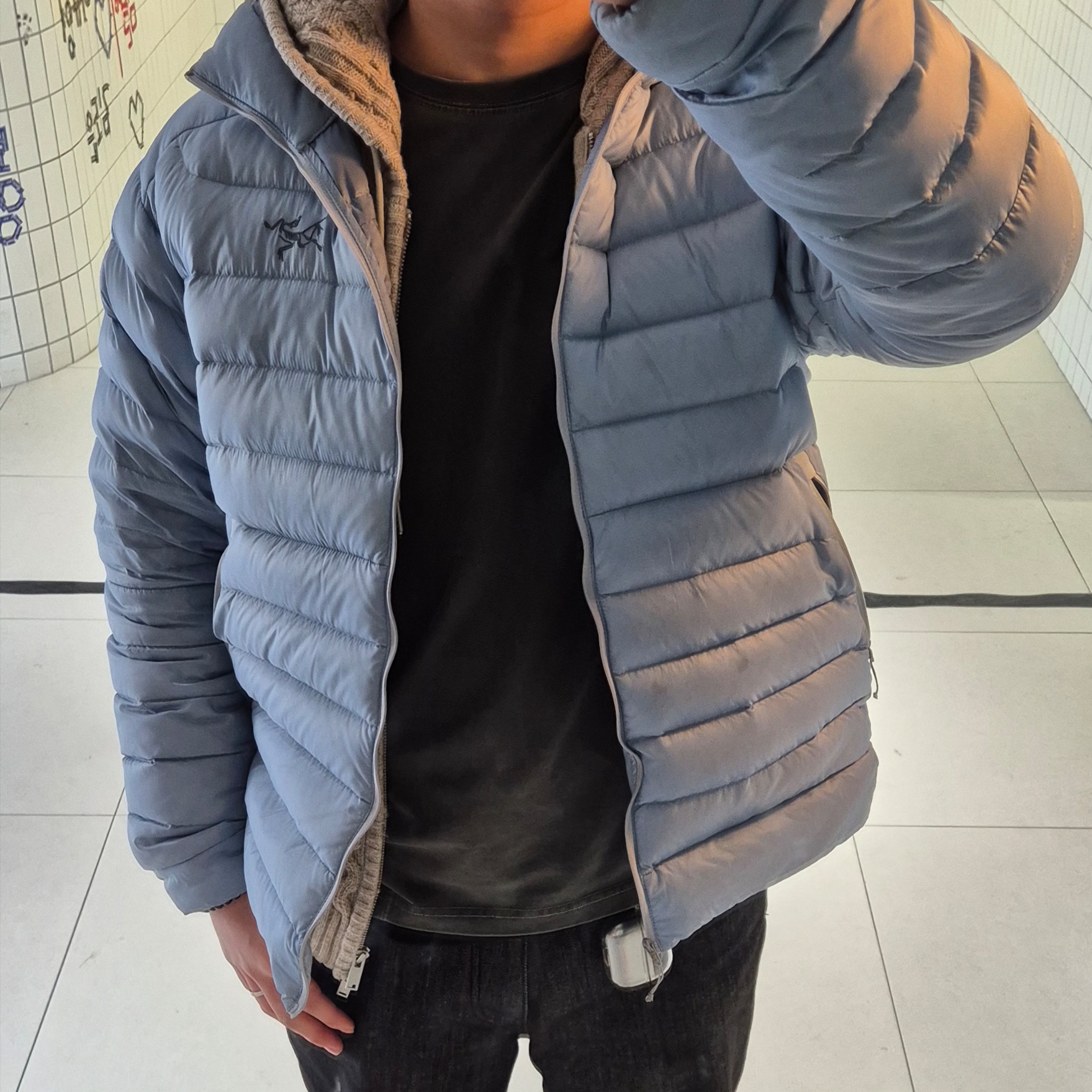 Arc'teryx Cerium Hoody Lucent 착용 스타일
