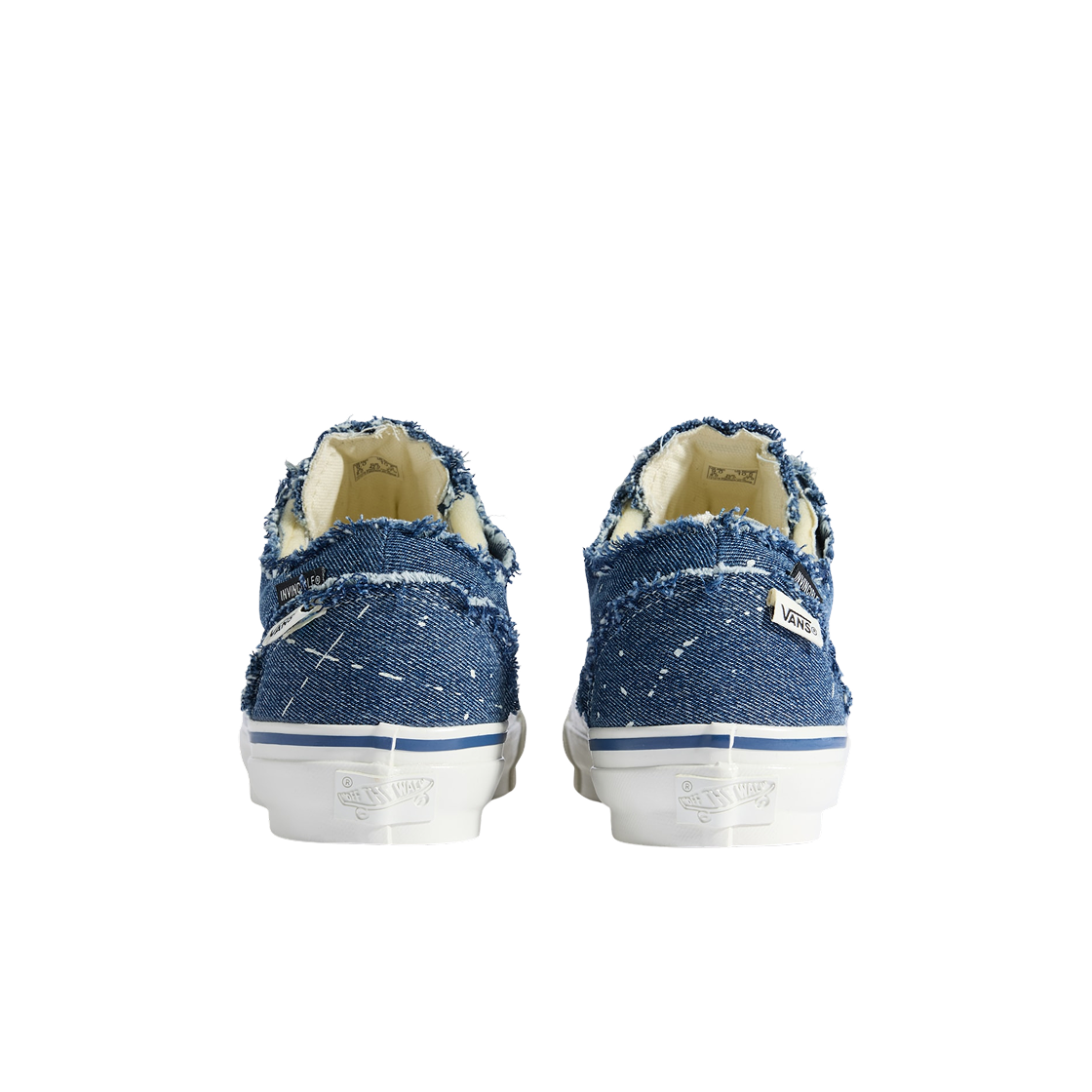 반스 x 인빈시블 프리미엄 올드스쿨 프레이드 데님 마쉬멜로우(Vans x Invincible Premium Old Skool Frayed Denim Marshmallow) - 2