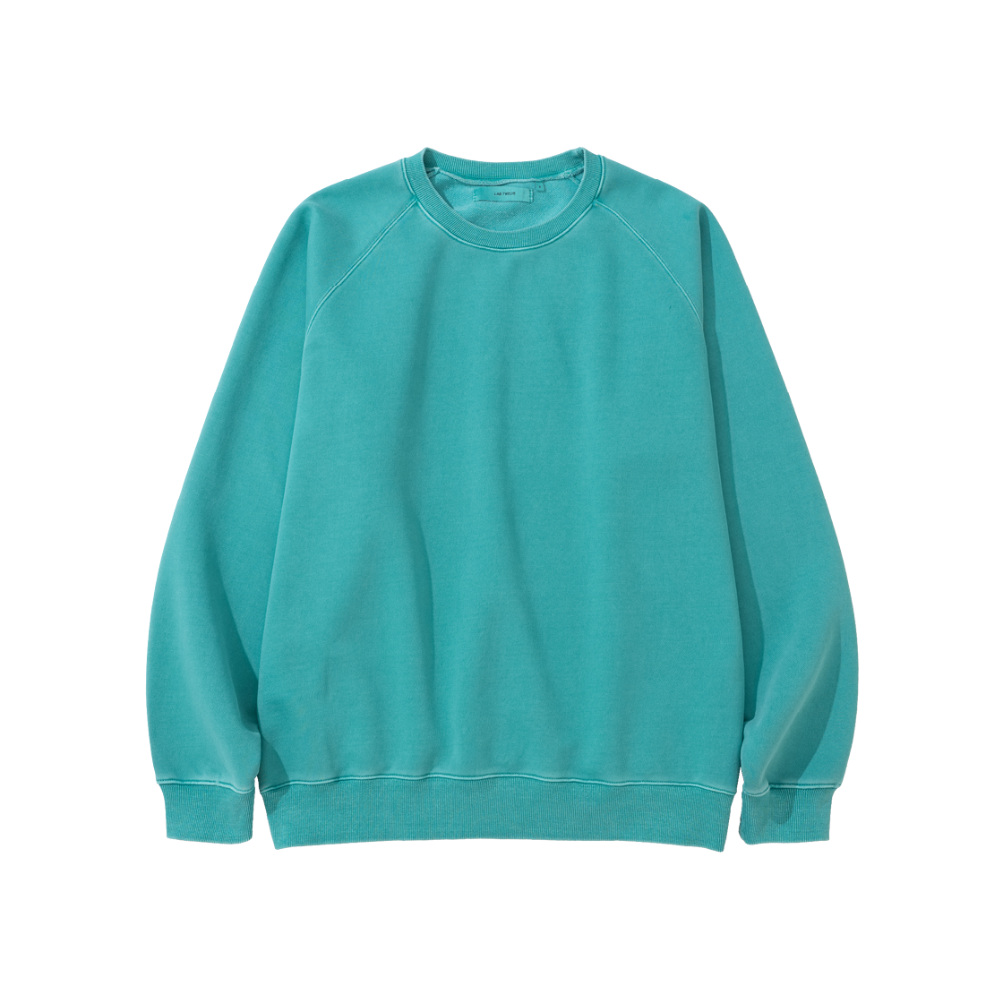 25FWLAB12SS003 LAB TWELVE All Season Vintage Washed Sweatshirt(Emerald Mint)
