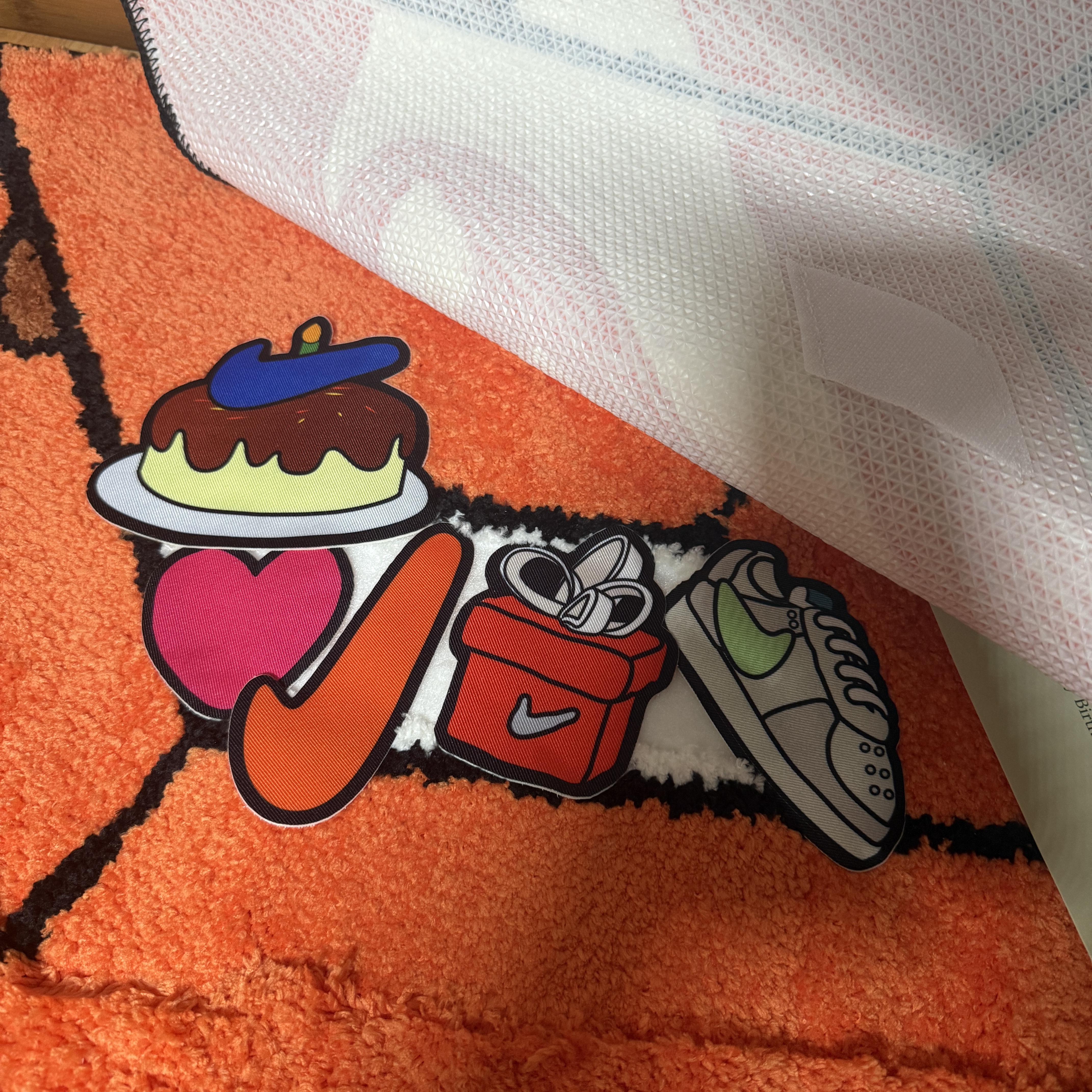 Nike Box Rugmat Orange 착용 스타일 - 4