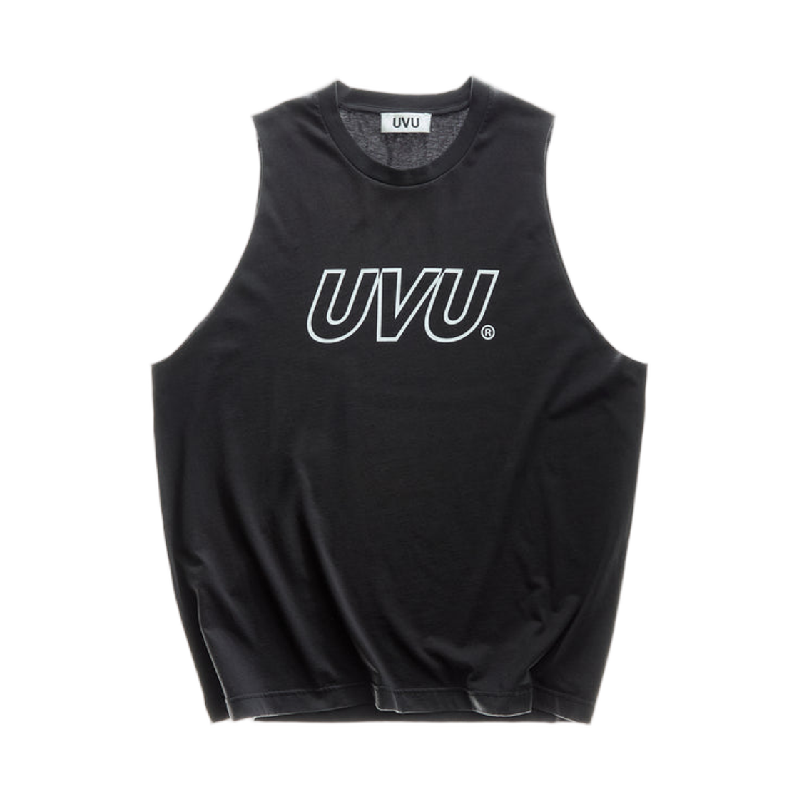 UVU 아웃라인 컷 오프 워시드 블랙