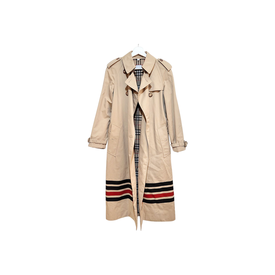 버버리 워터루 개버딘 스트라이프 트렌치코트 L611687(Burberry Waterloo Gabardine Stripe Trench Coat L611687)
