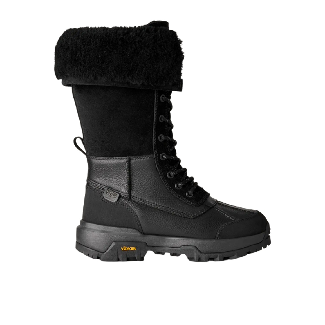 (W) 어그 애디론댁 부츠 톨 25 블랙((W) UGG Adirondack Boots Tall XXV Black) - 1
