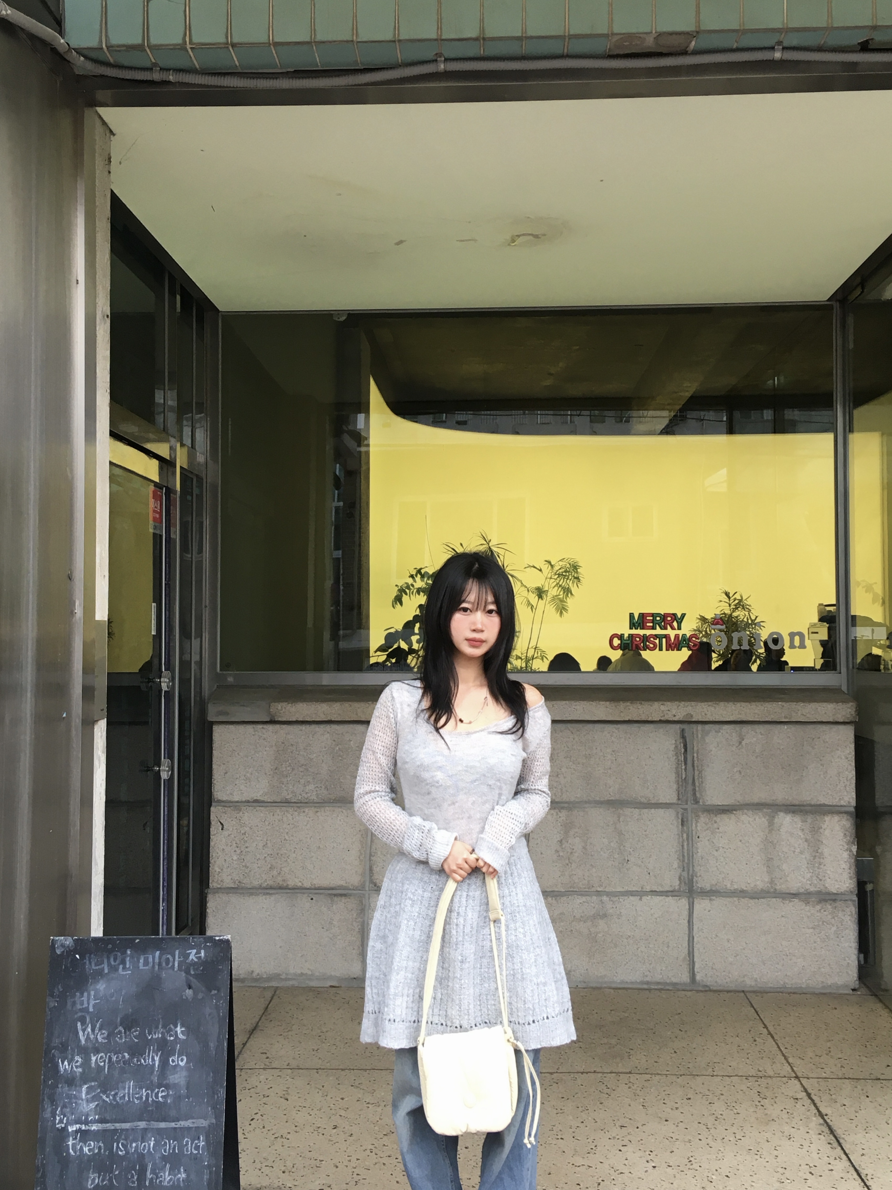 トップス COYSEIO SOFT BELL KNIT LIGHT GREY SOFT BELL KNIT LIGHT GREY - coyseio