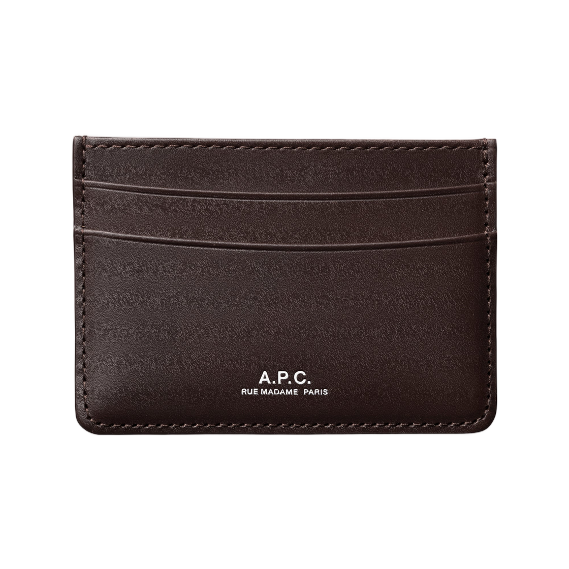 아페쎄 안드레 카드홀더 마롱 퐁쎄(A.P.C. Andre Cardholder Marron Fonce)