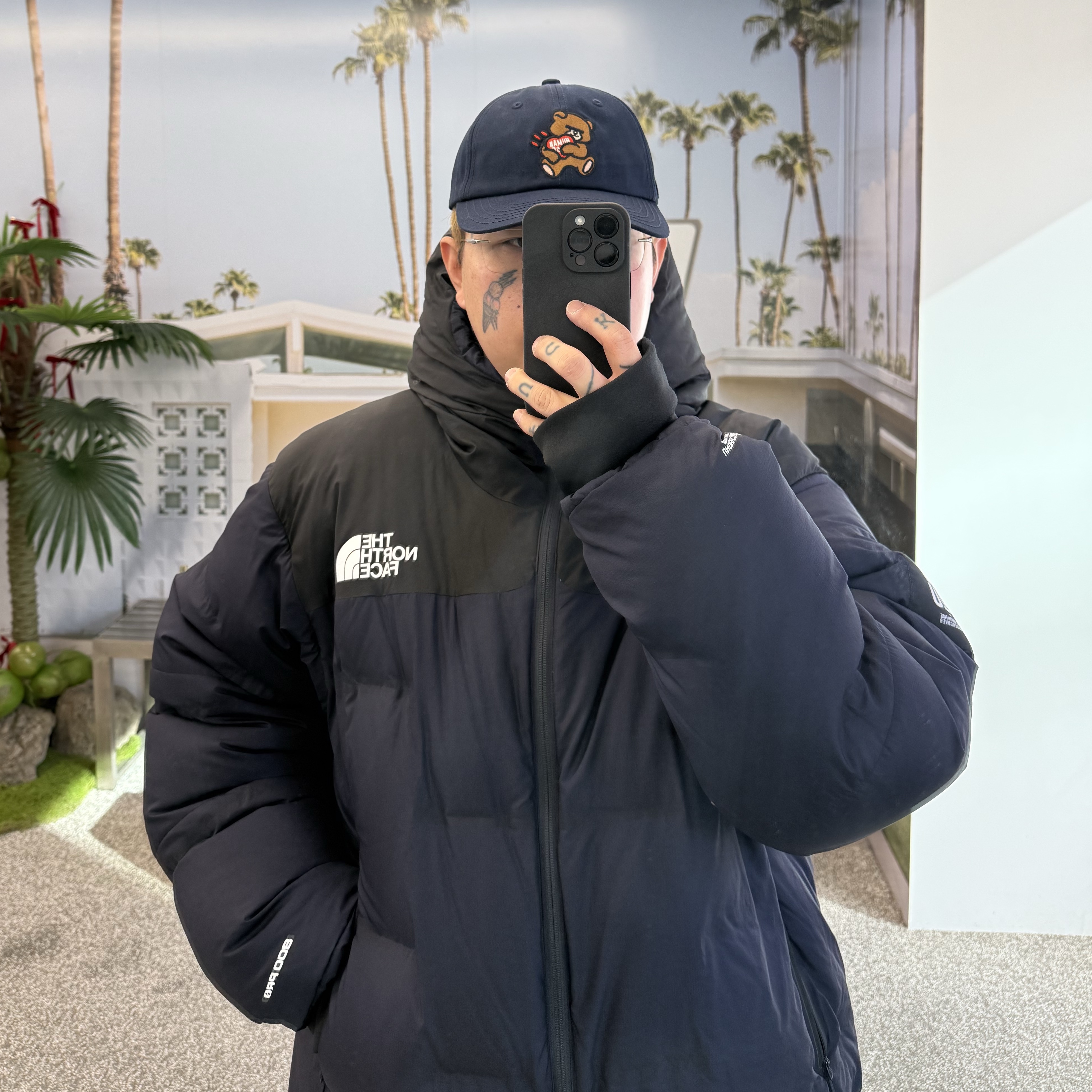 Human Made x Undercover 6 Panel Twill Cap Navy, Nike x Levi's Air Max 95 Obsidian 착용 스타일 - 4