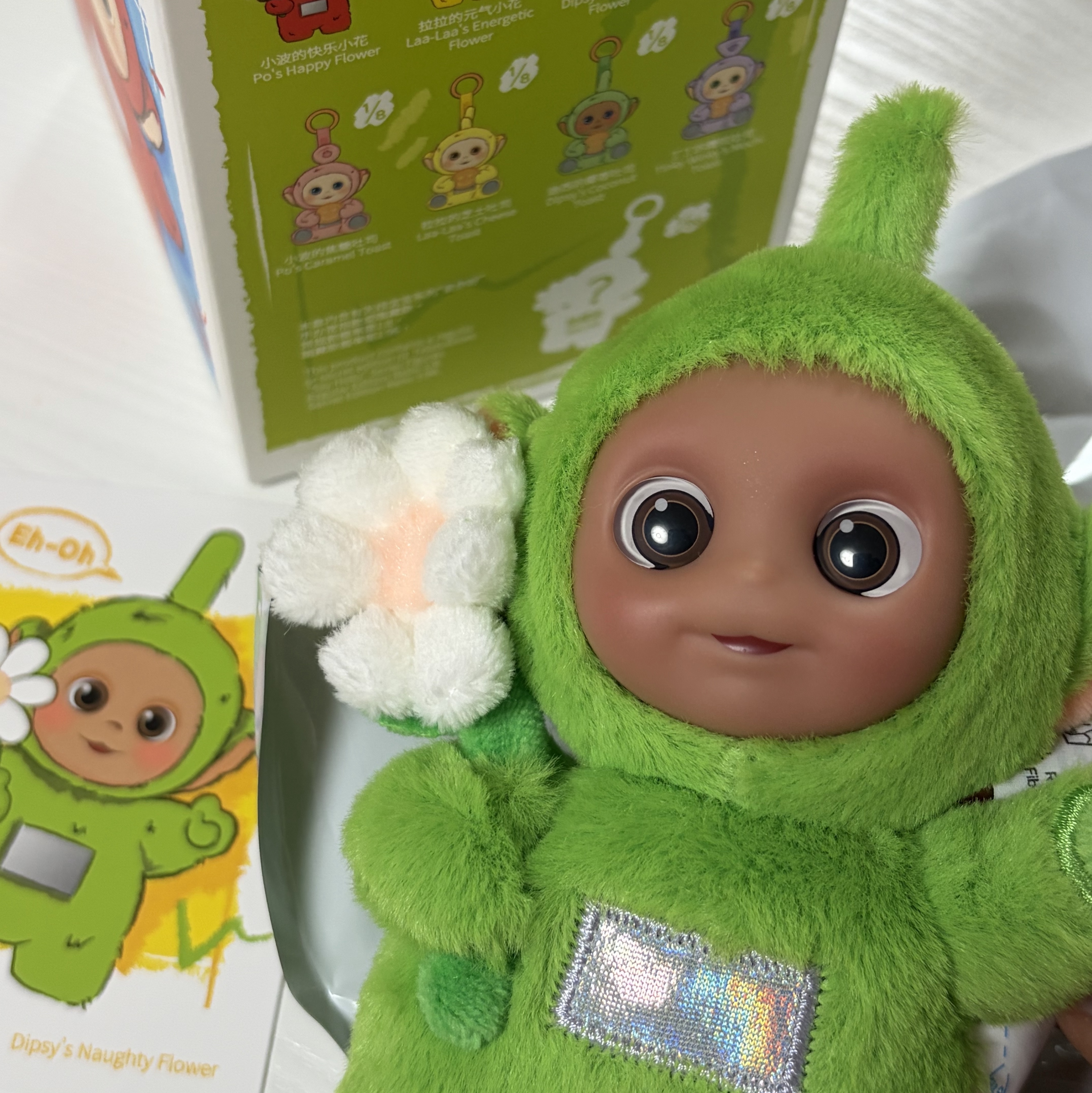 Pop Mart Teletubbies Say Hello Series Figures Sealed Case (1 Blind Box) 착용 스타일