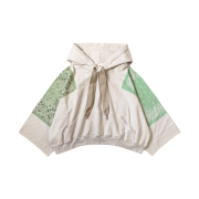 Kapital Top Fleece Bandana Devil Hoodie Green