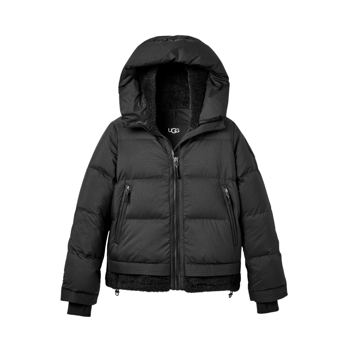 (W) 어그 메트로 피크 다운 퍼퍼 자켓 블랙((W) UGG Metro Peak Down Puffer Jacket Black) - 1