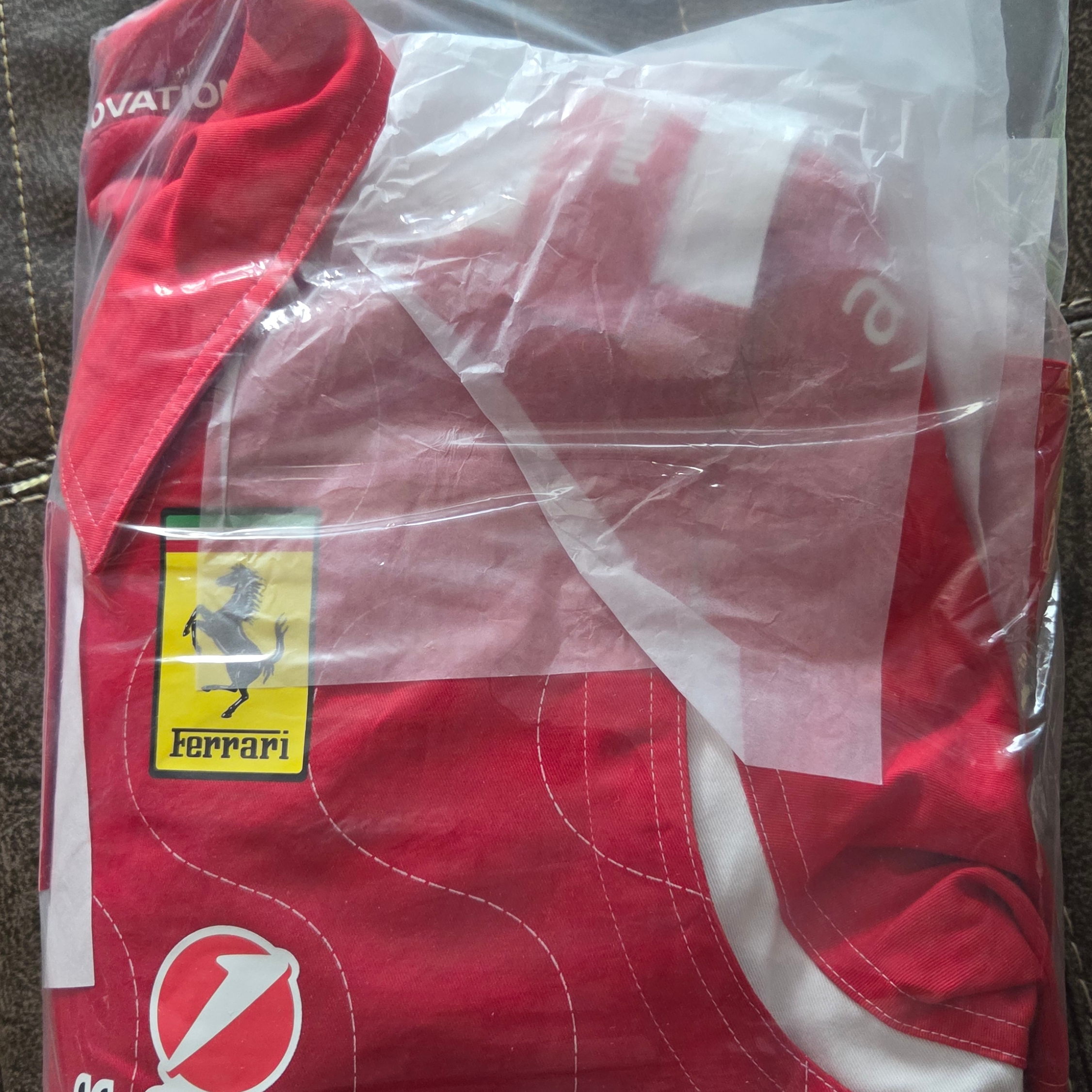Scuderia Ferrari x Puma HP 2025 Team Monza Racing Jacket Rosso Corsa 착용 스타일 - 2